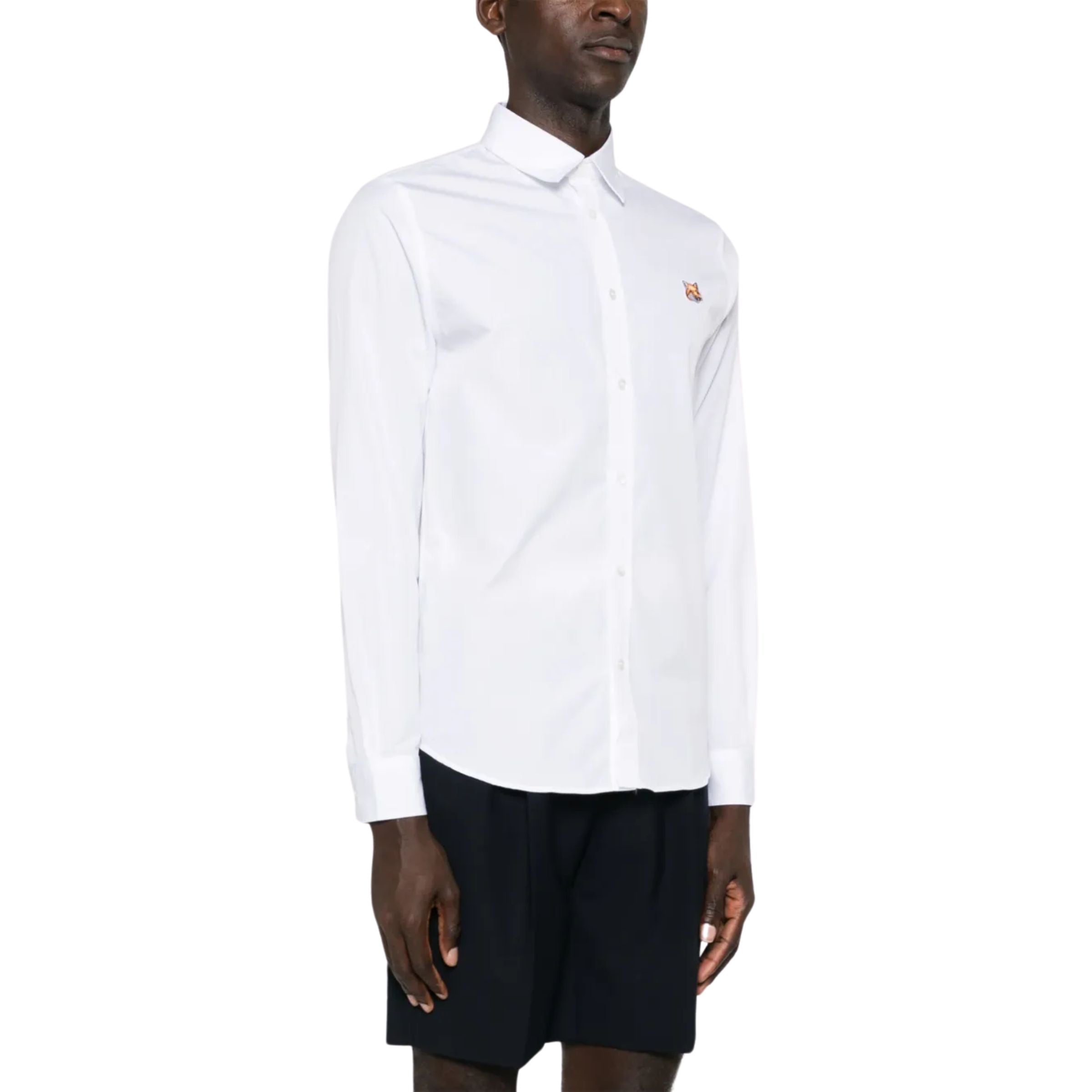 Maison Kitsune Shirt Mini Fox Head White