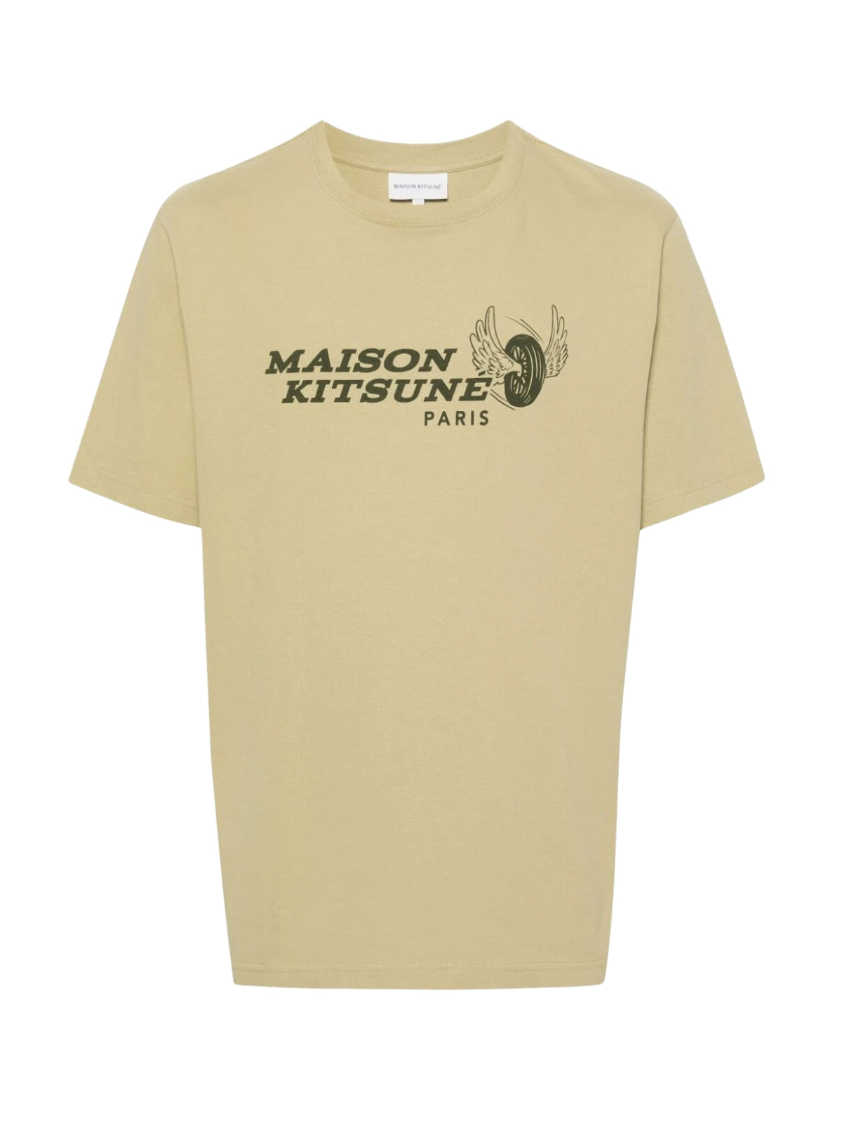 Maison Kitsune T-Shirt Racing Wheels Comfort Canvas