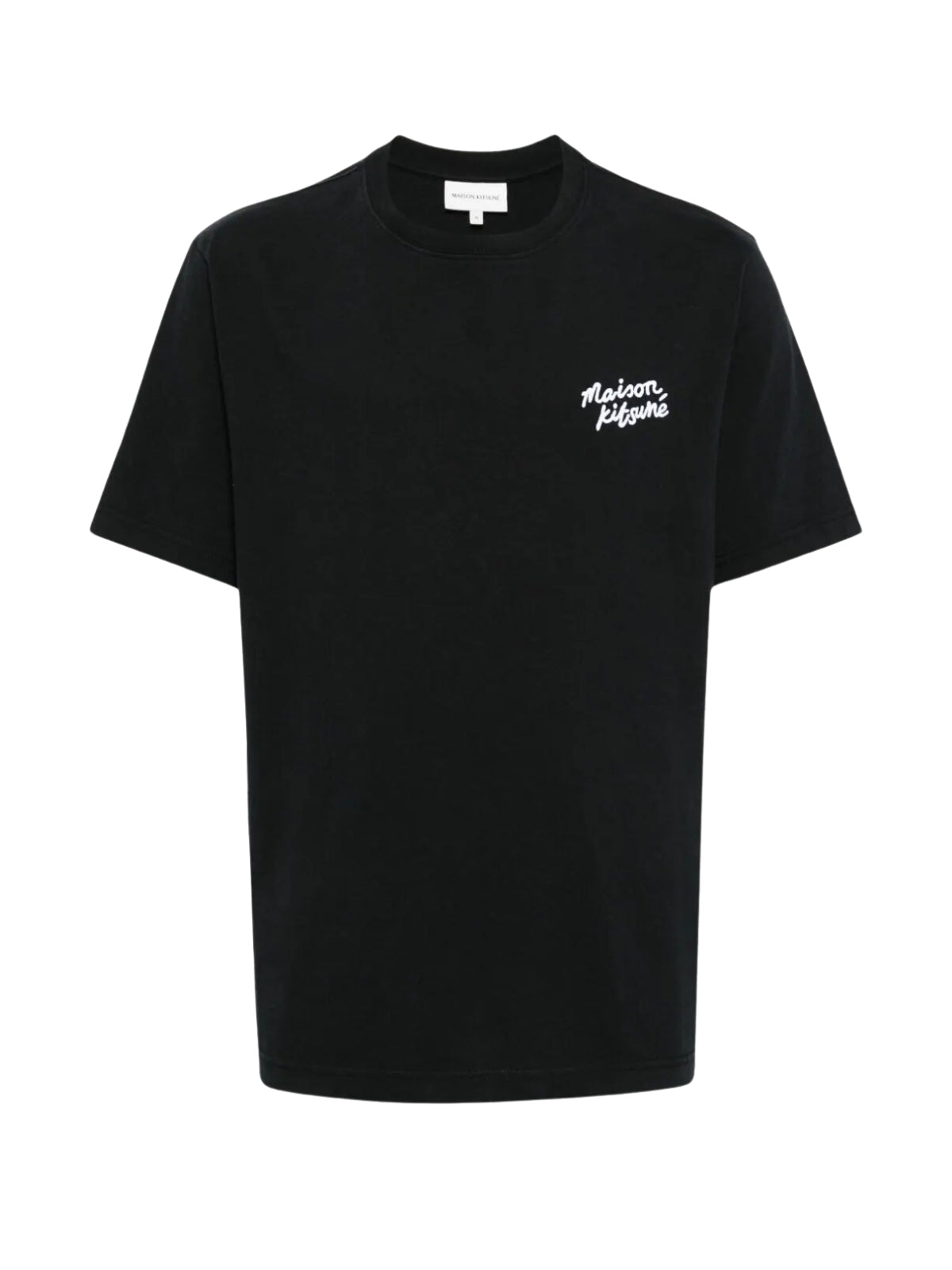 Maison Kitsune T-Shirt Handwriting Comfort Black-White