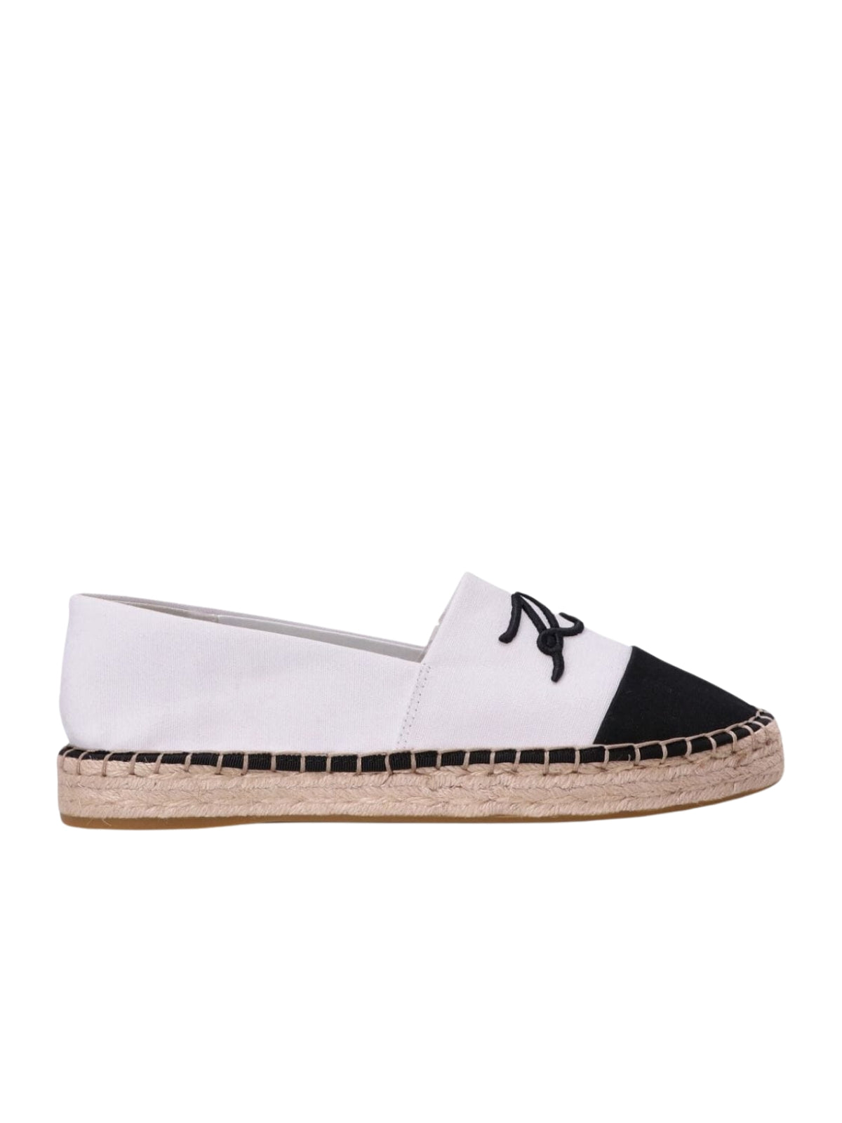 Karl Lagerfeld Ladies Sneaker Espadrille White-Black