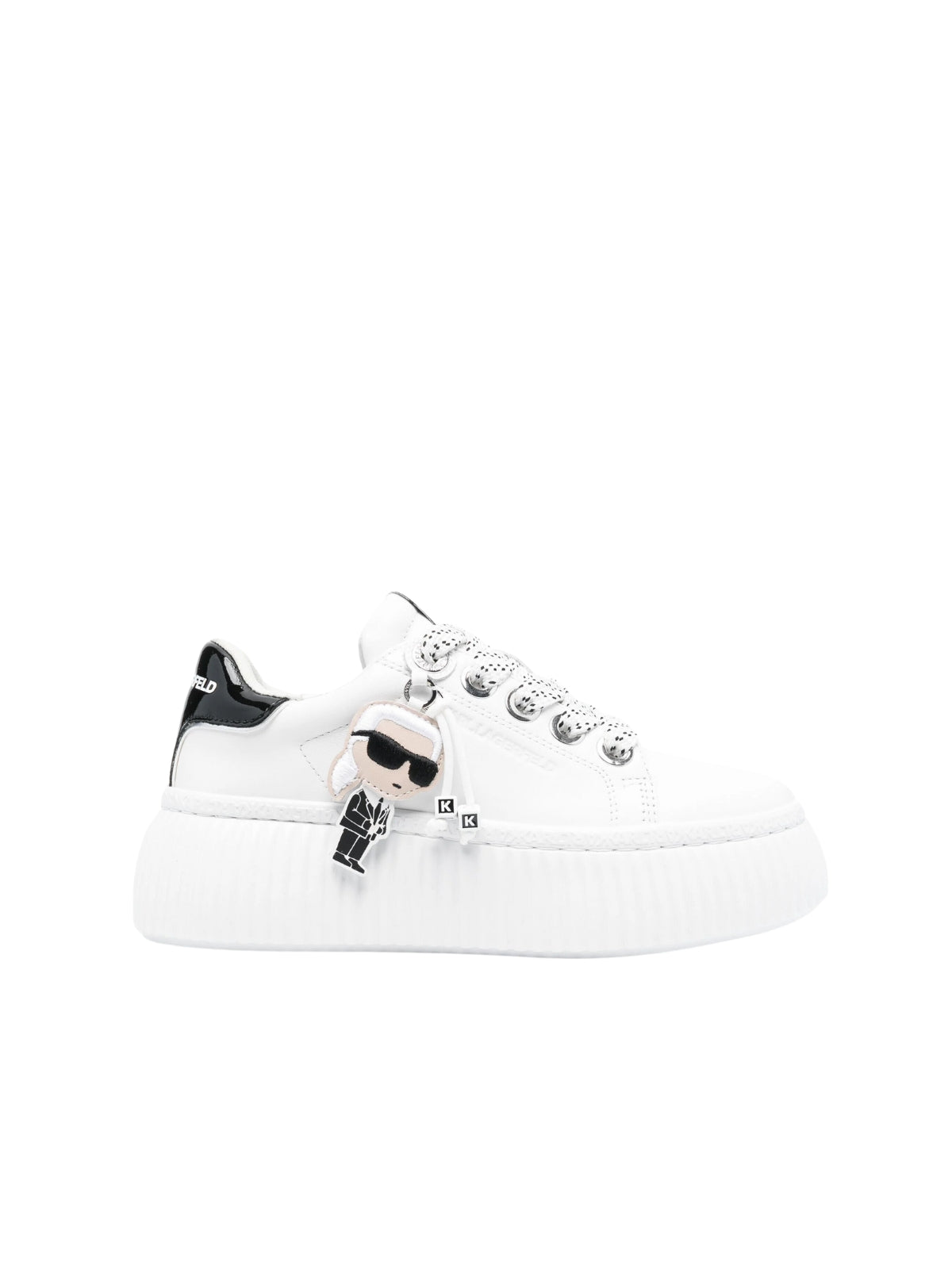 Karl Lagerfeld Sneaker Ladies Kreeper Lo Pendant White