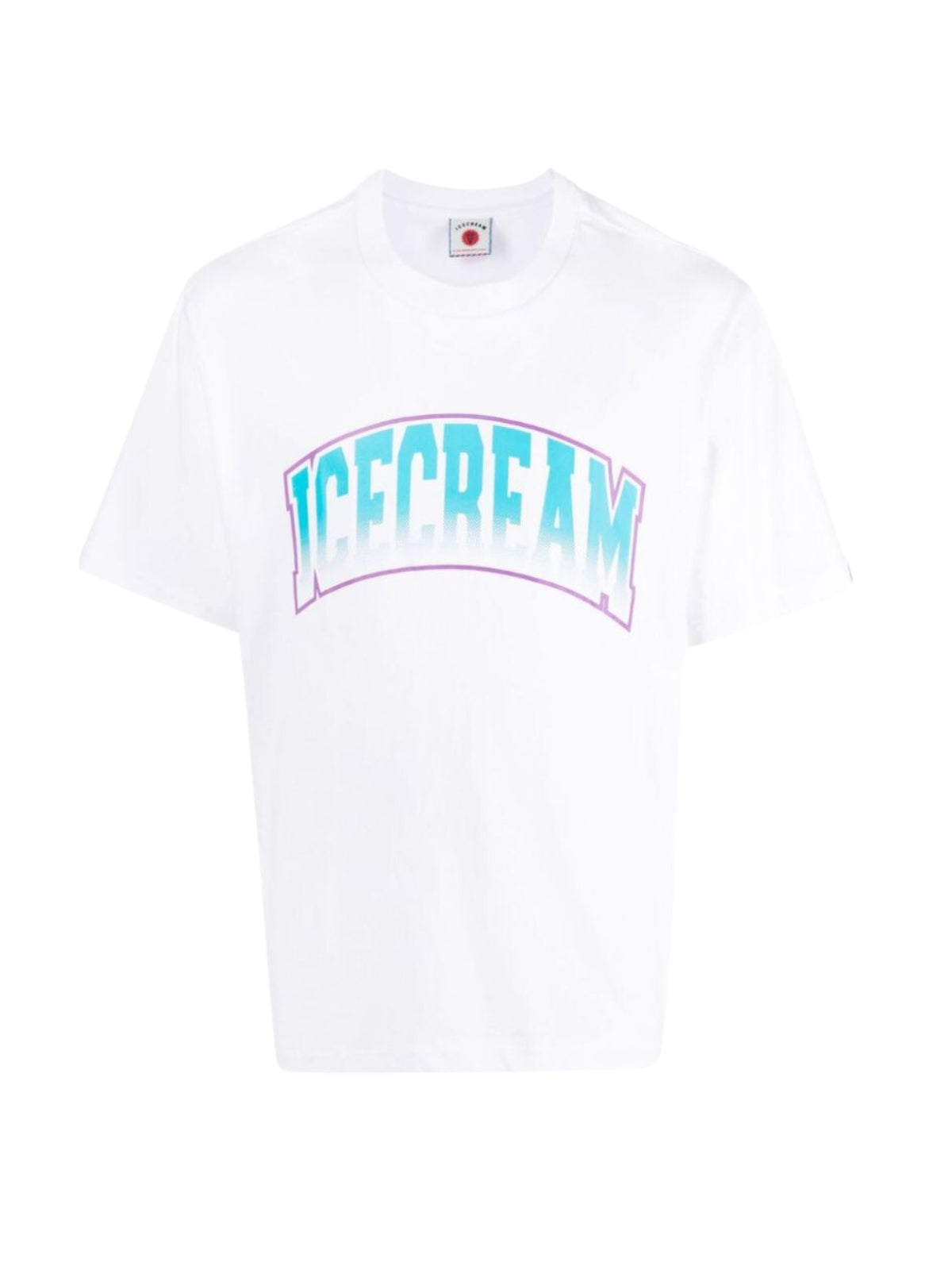 Ice-Cream T-Shirt Arched Logo White