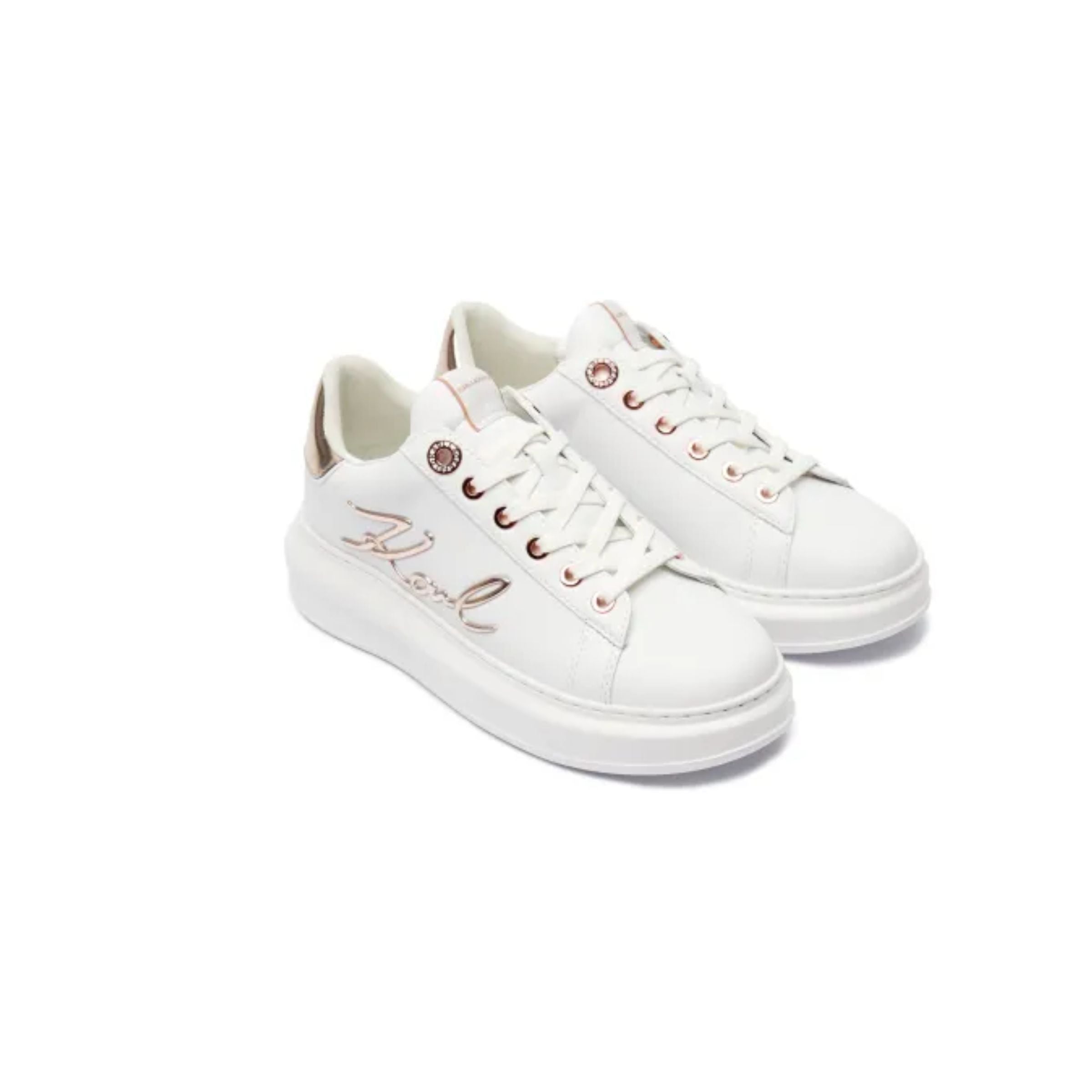 Karl Lagerfeld Kapri Signia Emboss White-Pink