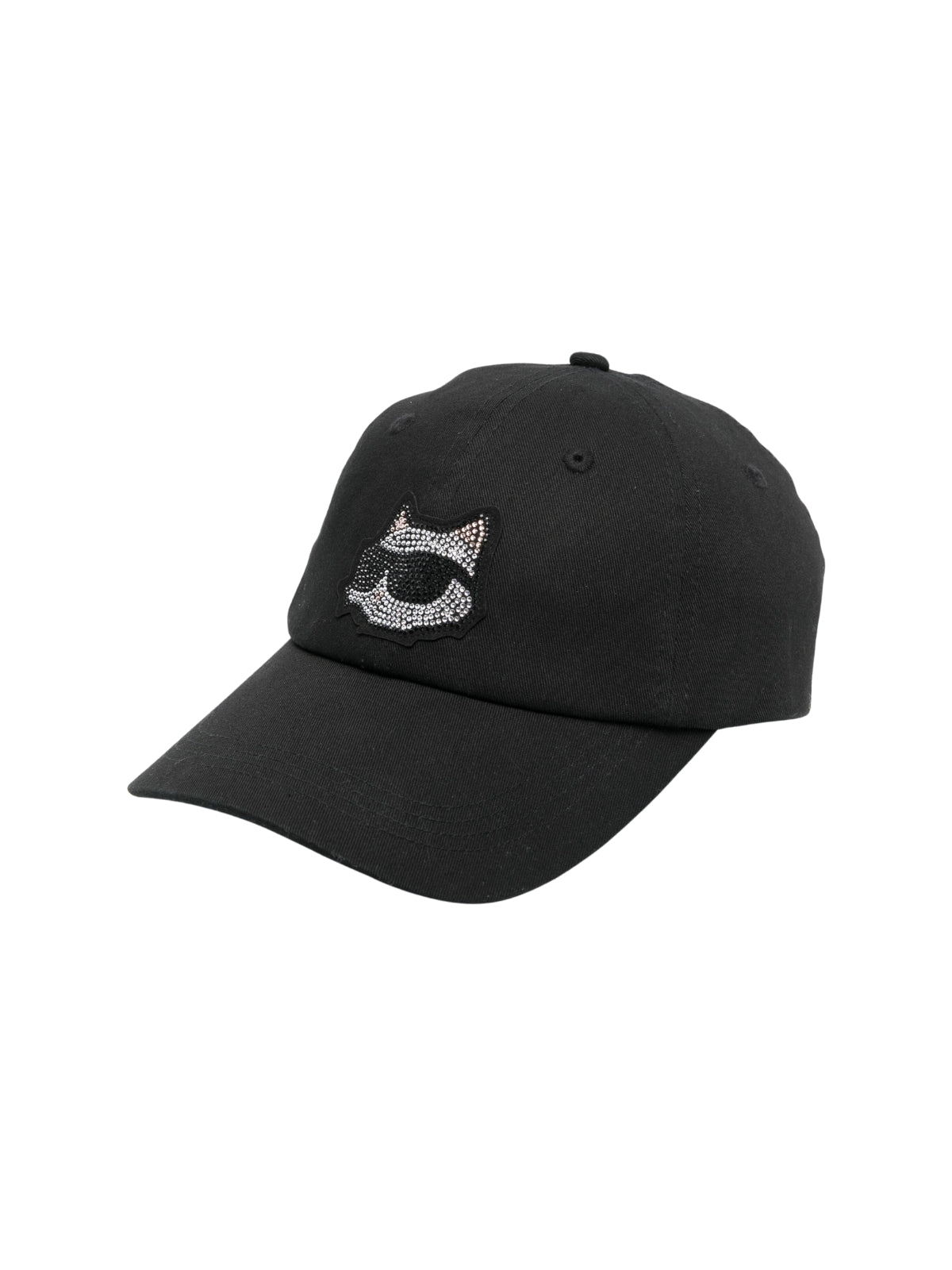 Karl Lagerfeld Cap Rhinestone Choupette Black