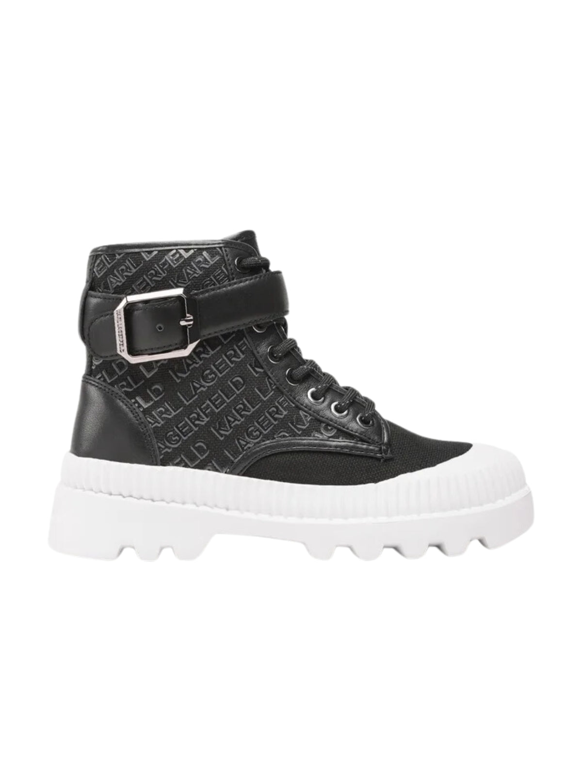 Karl Lagerfeld Ladies Sneaker Trekker Ii Black