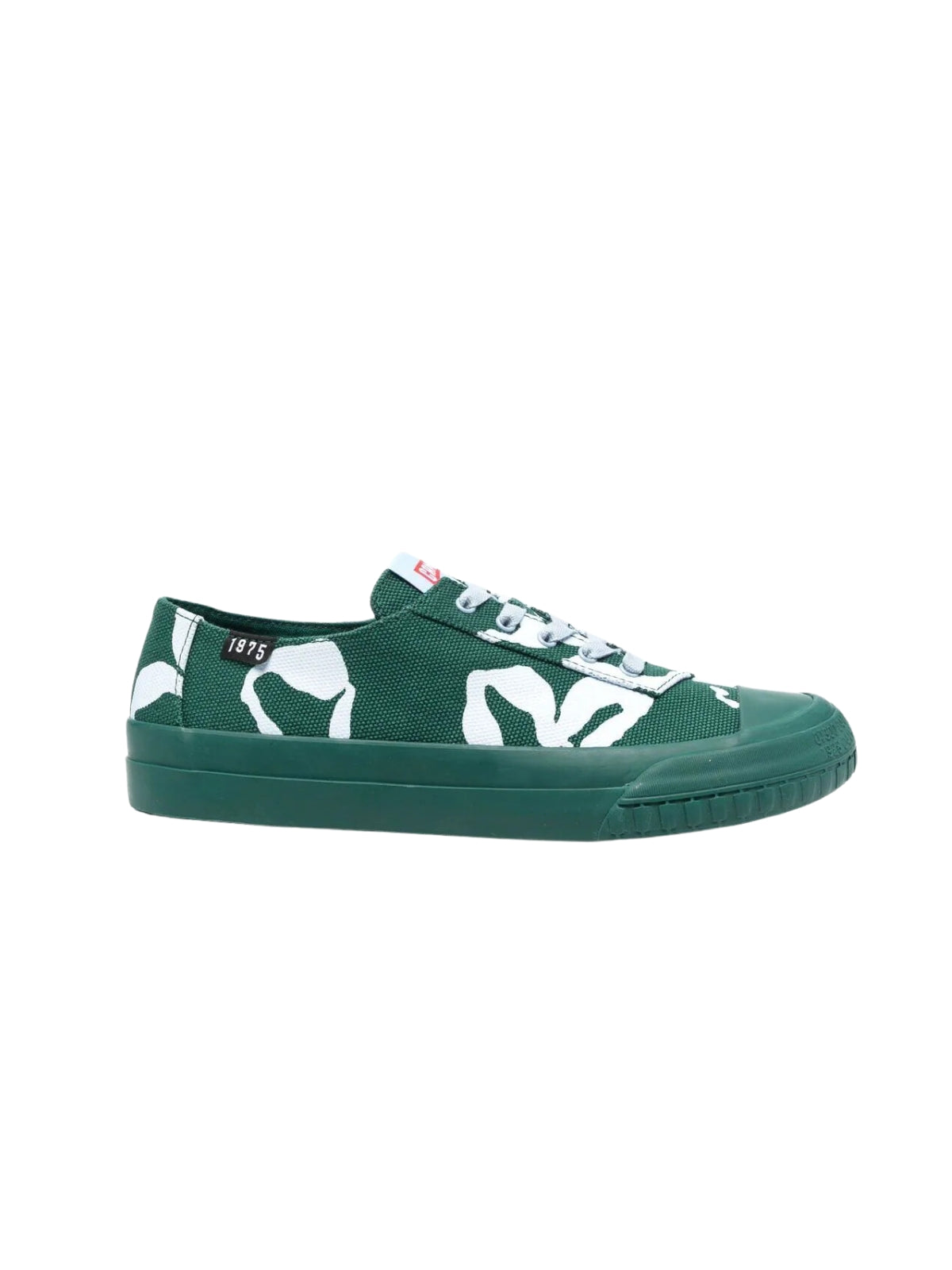 Camper Sneaker Lona Menta Flow Print White-Teal