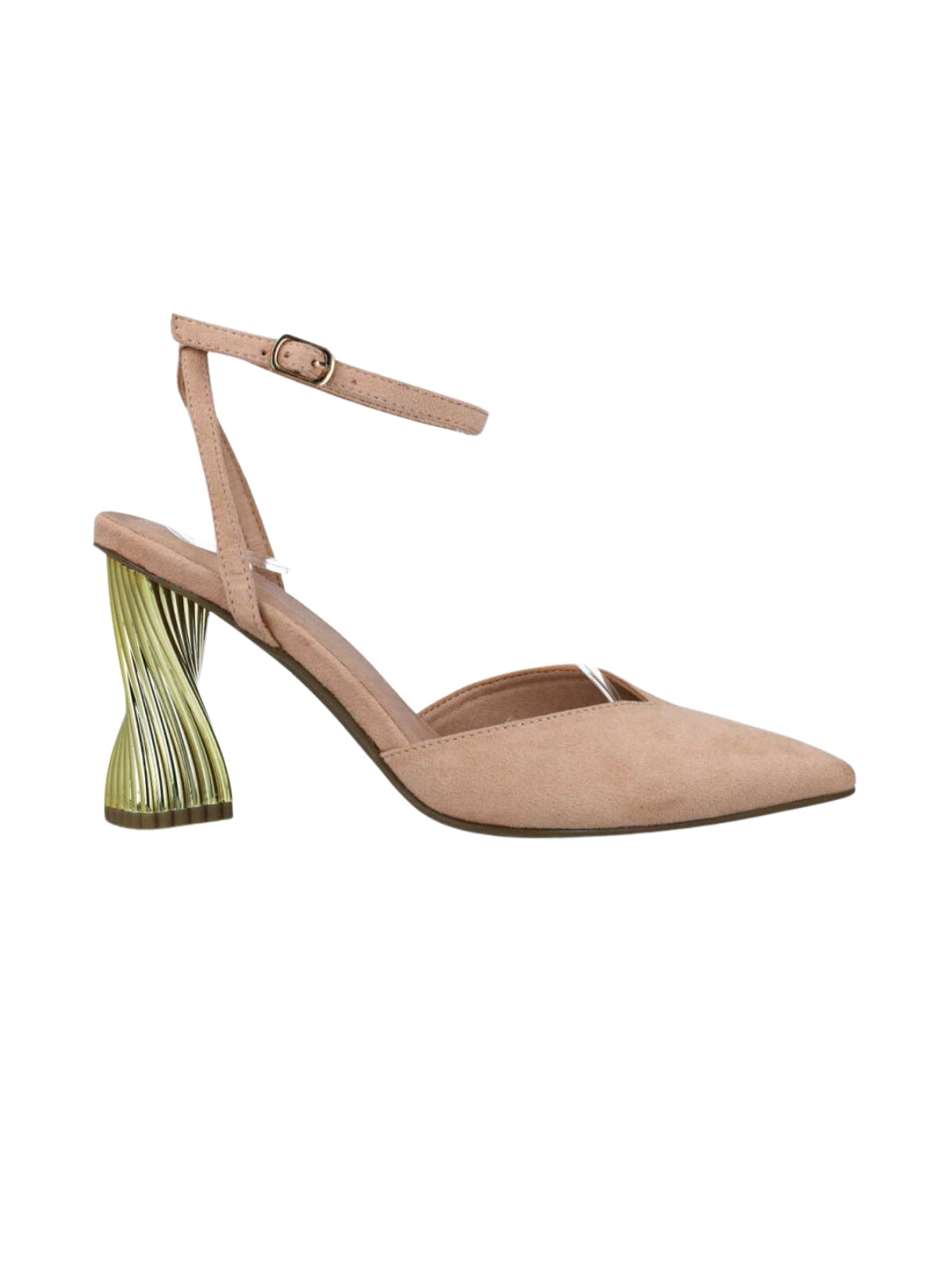 Menbur Heels Twisted Heel Nude