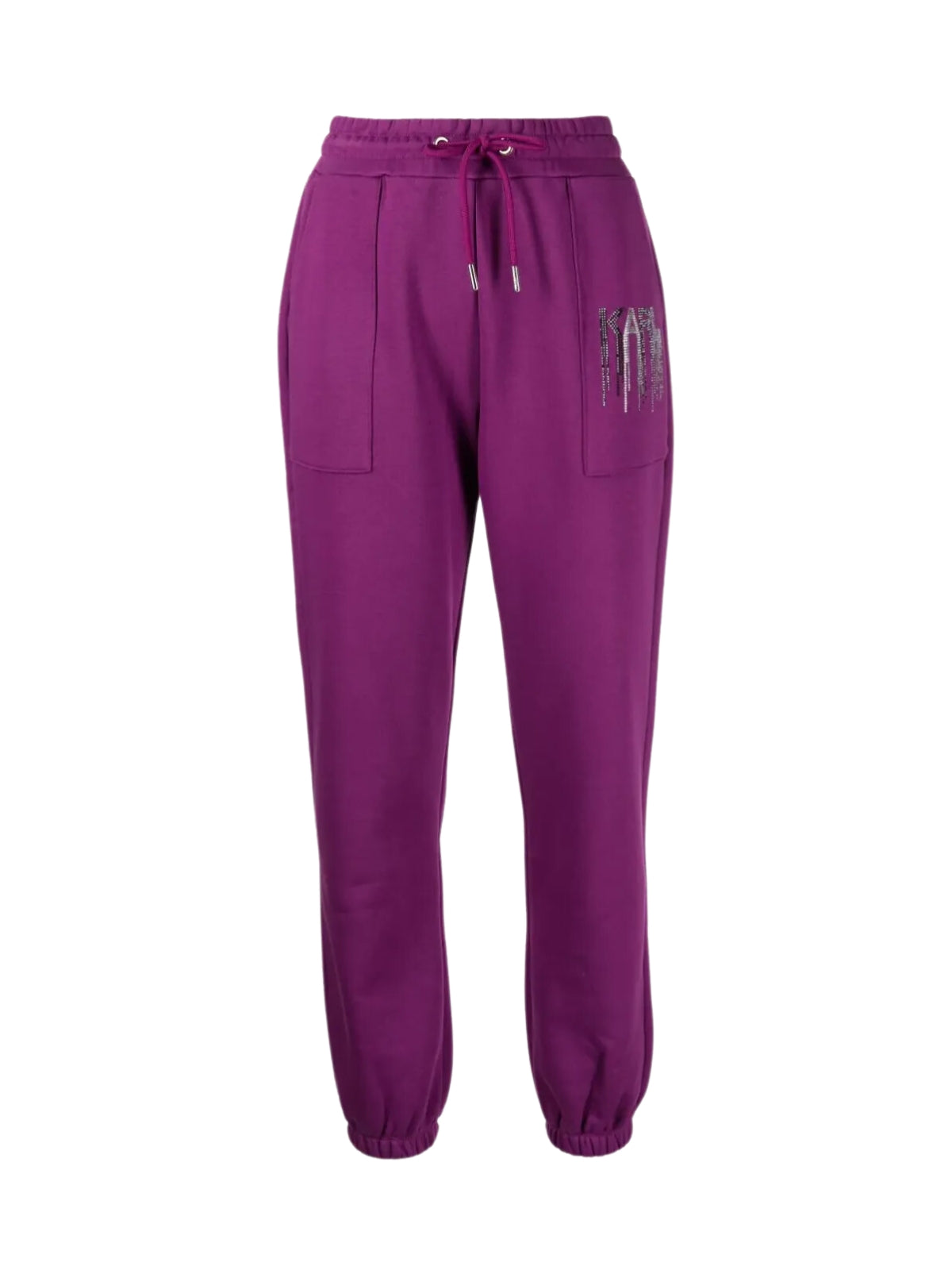 Karl Lagerfeld Track Pants Logo Purple