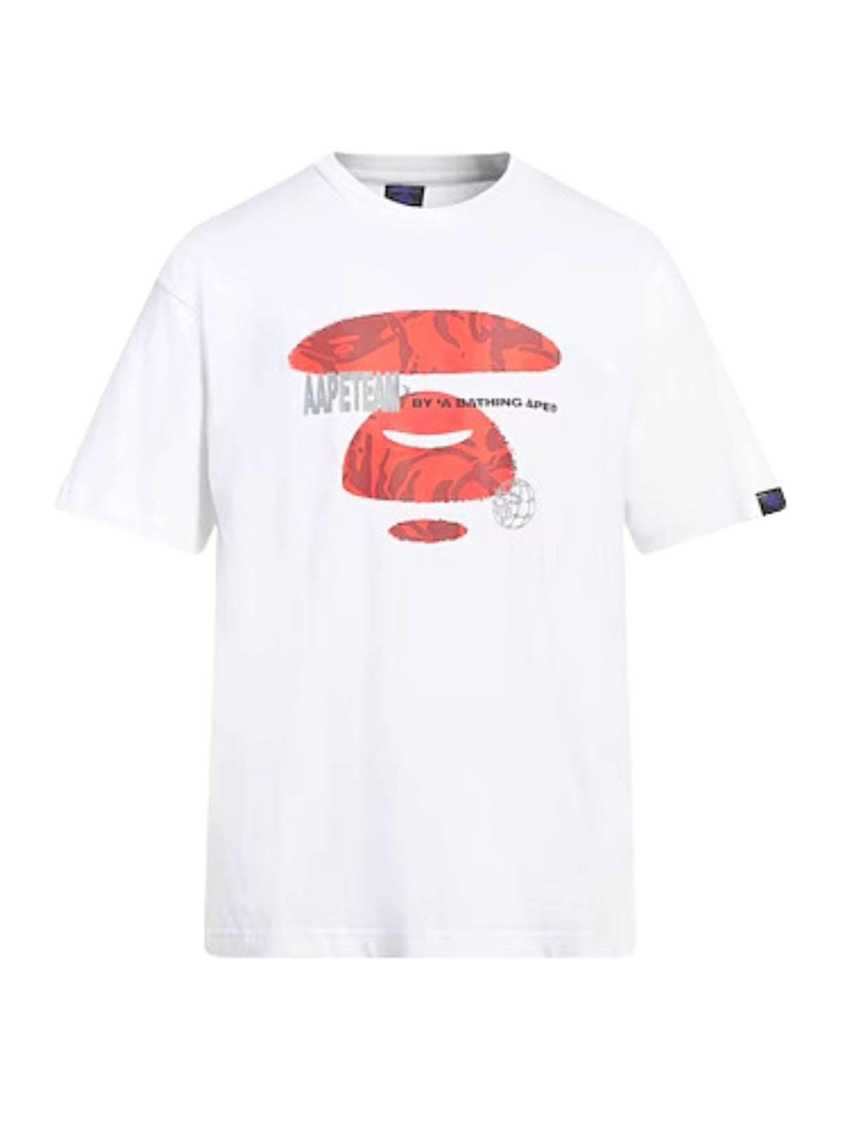 Aape T-Shirt Aapeteam Logo White