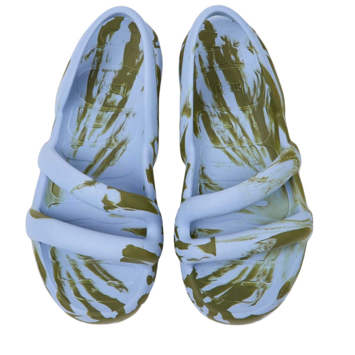 Camper Slide Ladies Kobarah Flat Bio Coast Blue