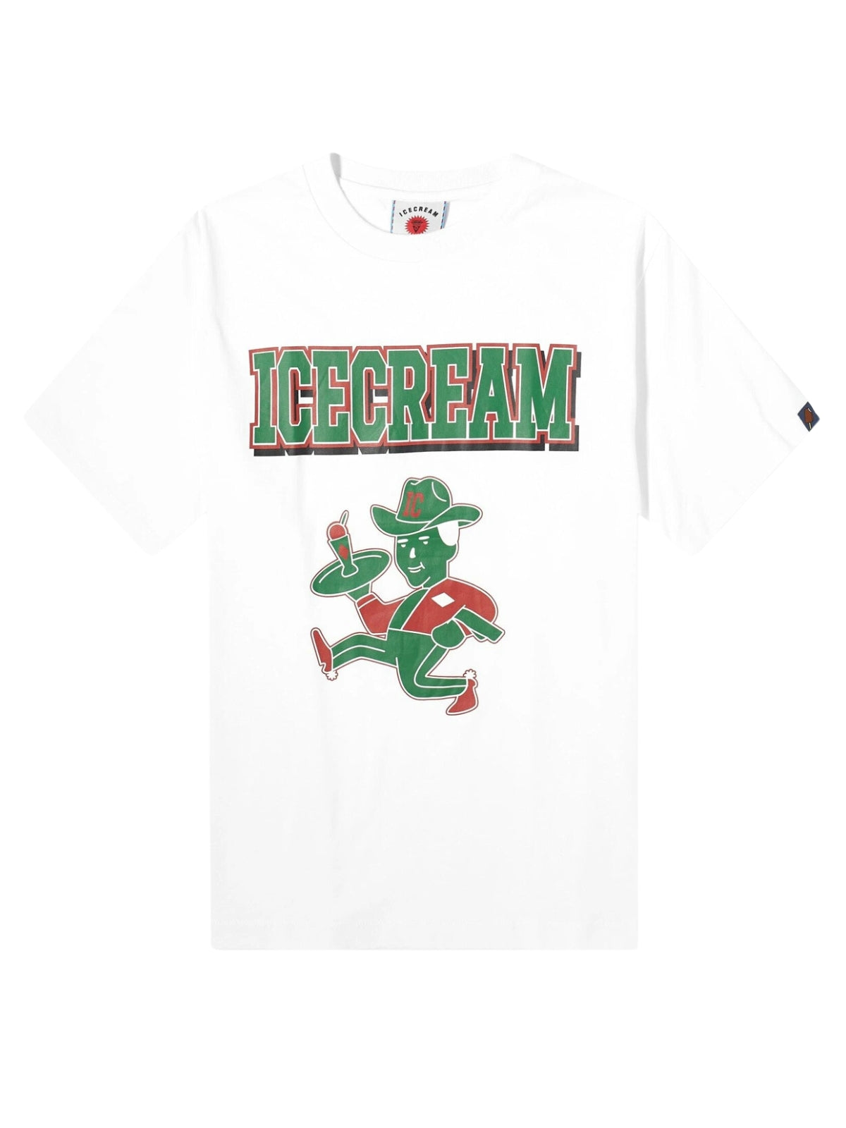 Ice-Cream T-Shirt Served Up Logo White