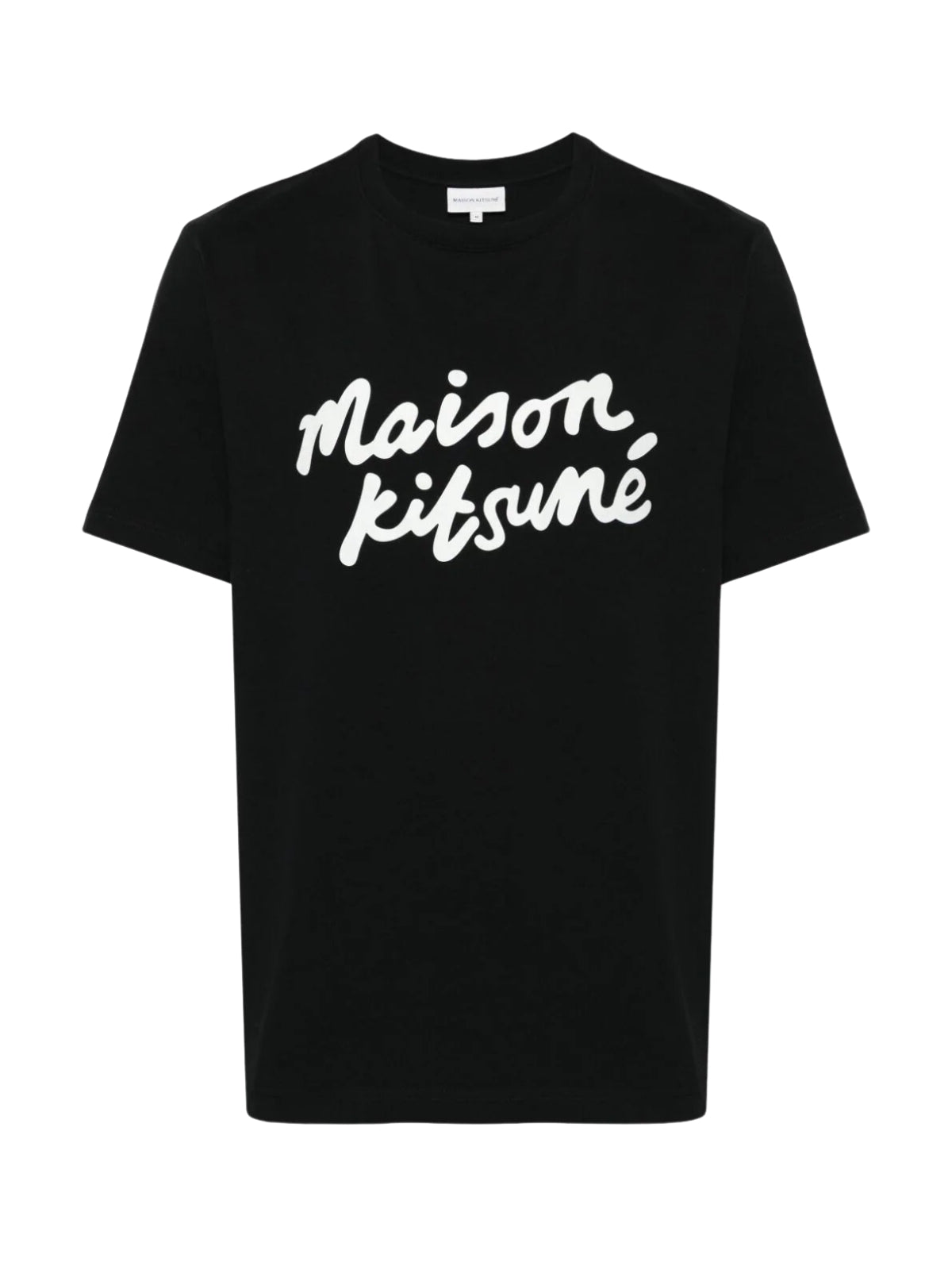 Maison Kitsune T-Shirt Handwriting Comfort Black-White