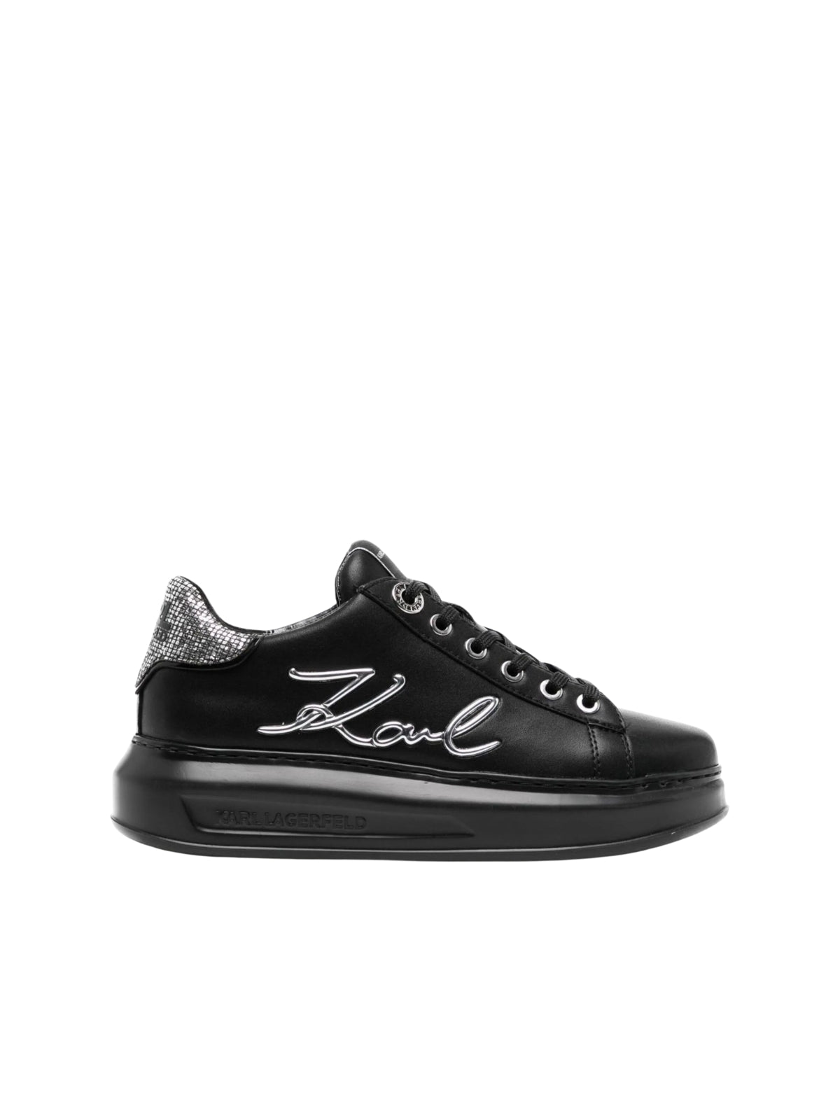 Karl Lagerfeld Sneaker Ladies Kapri Signia Lace Black-Silver