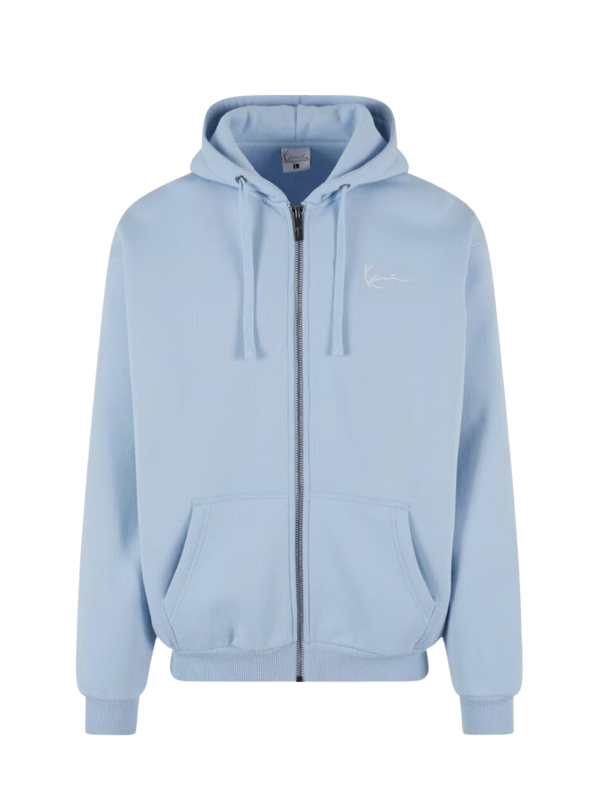 Karl Kani Jacket Chest Sign Hood Light Blue