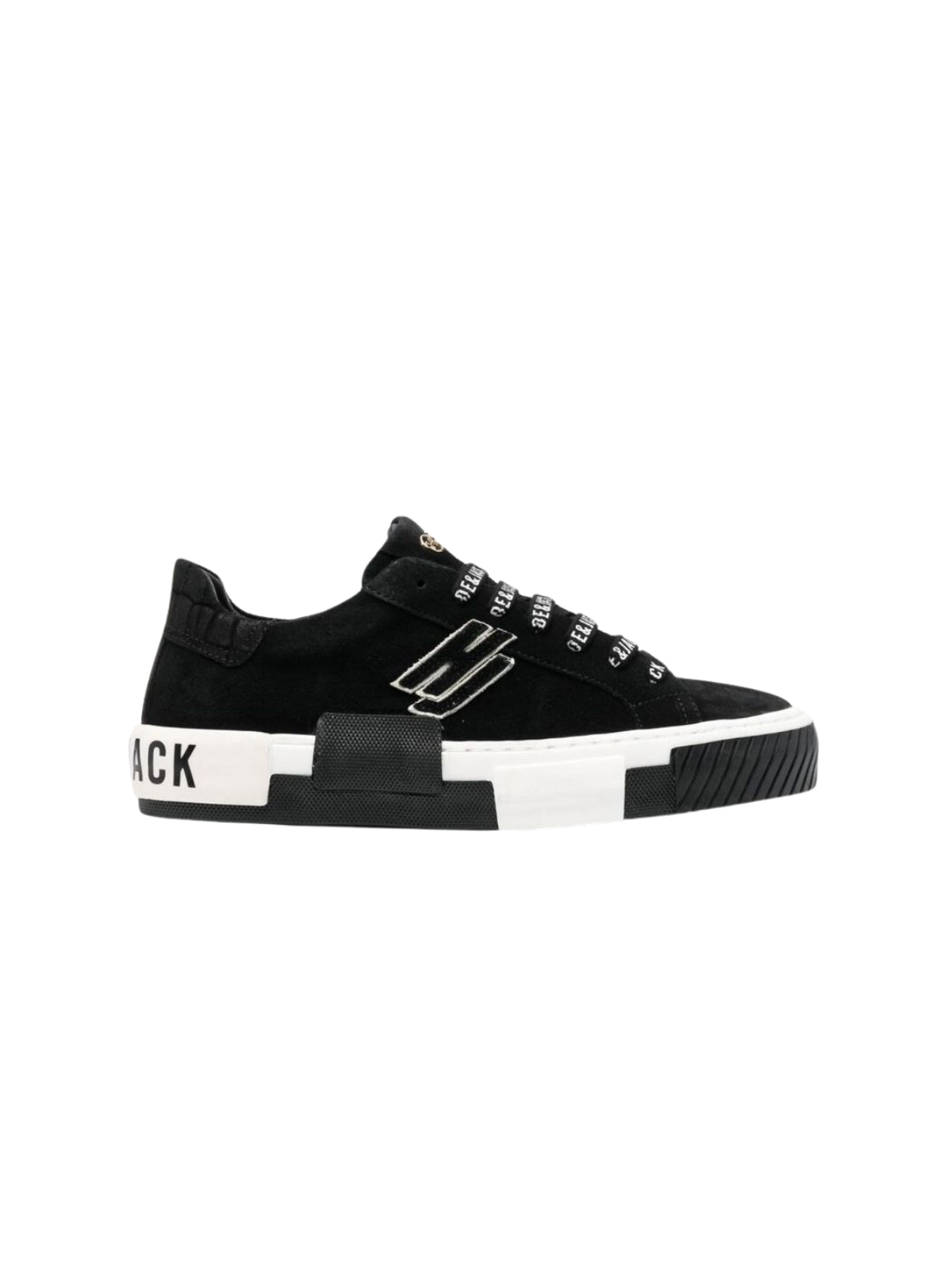 Hide & Jack Sneaker Essence Vulc Logo Lace Black-White