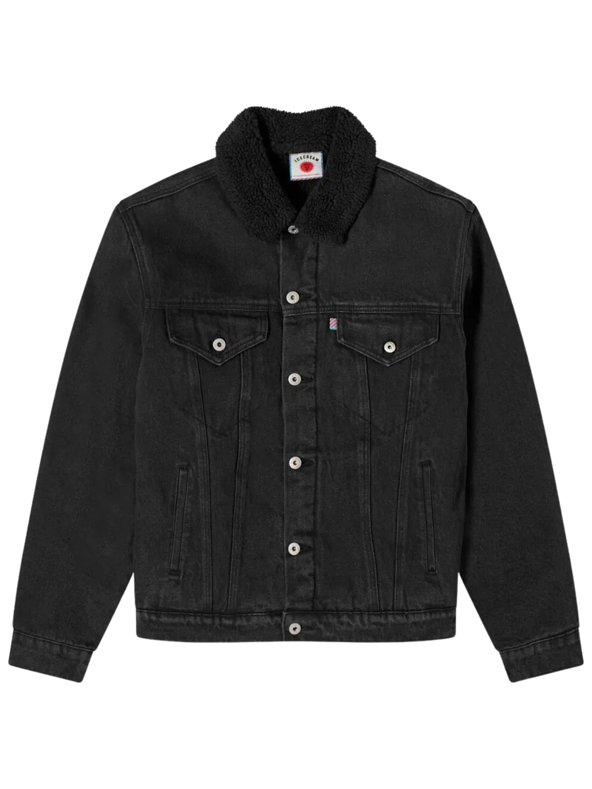 Ice-Cream Jacket Button Down Denim Black