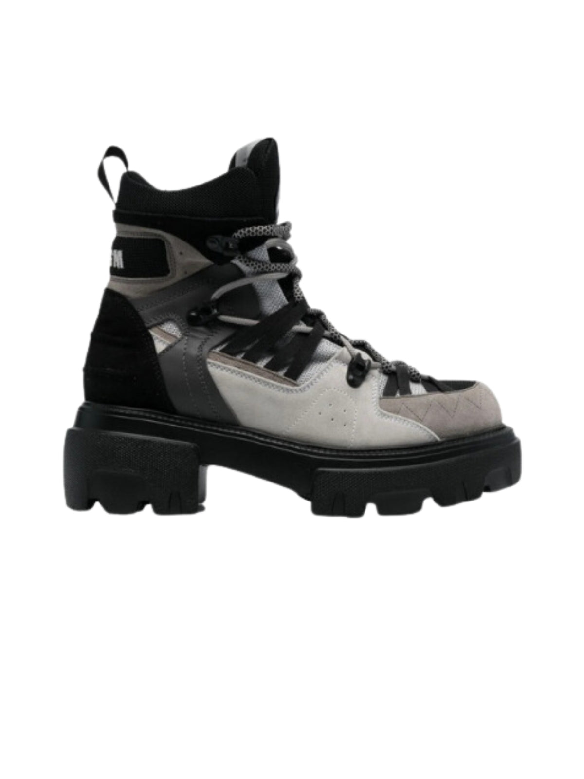 Msgm Boot Hiker Lace Black