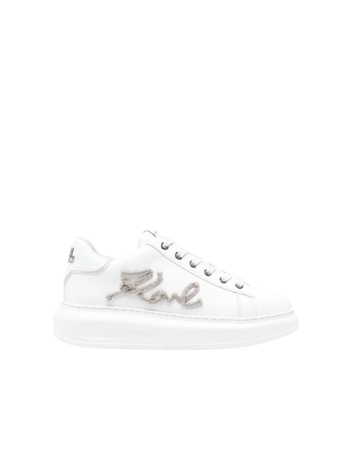 Karl Lagerfeld Sneaker Ladies Signia Rhinestone White-Mono