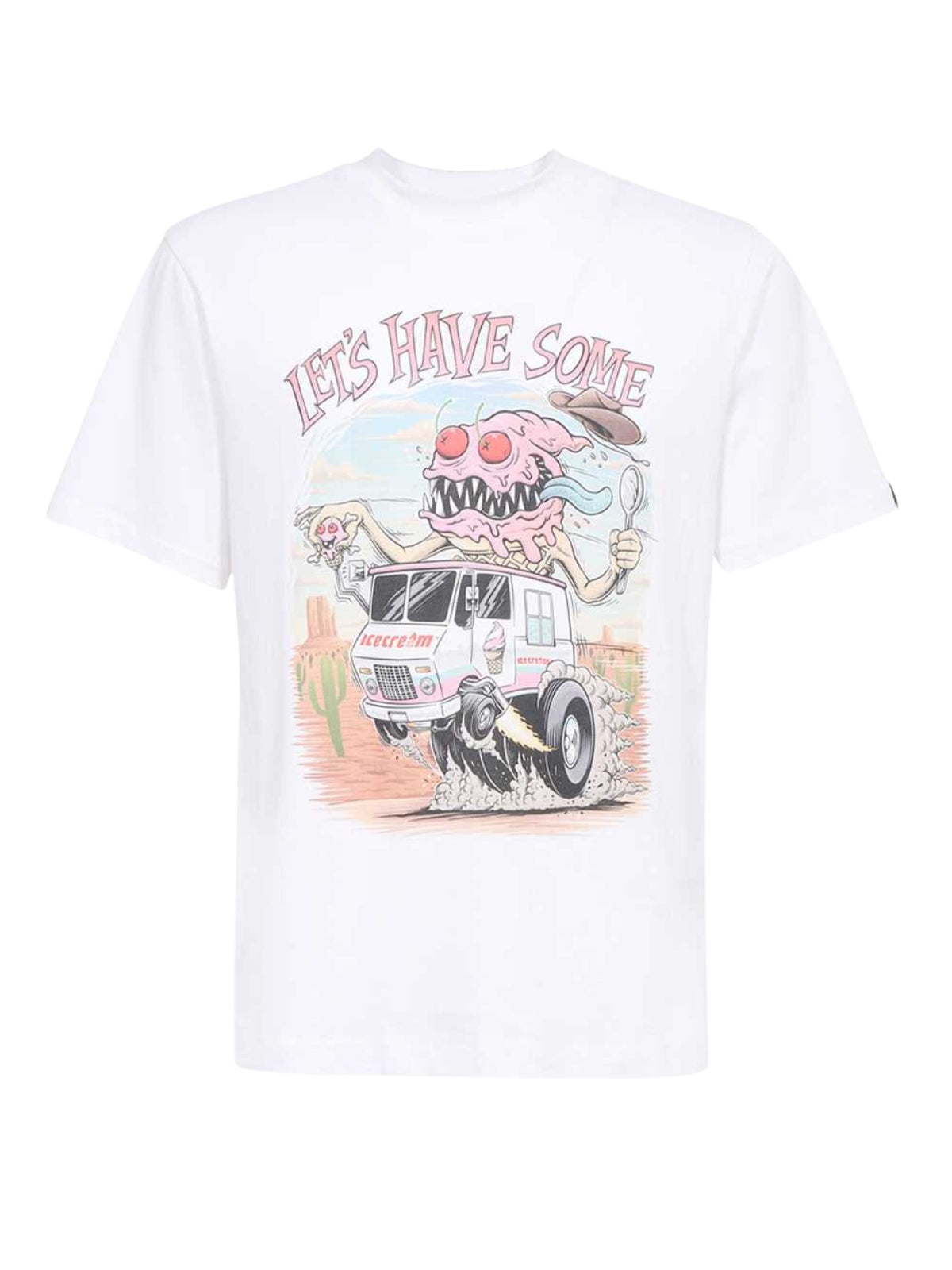 Ice-Cream T-Shirt Truck White