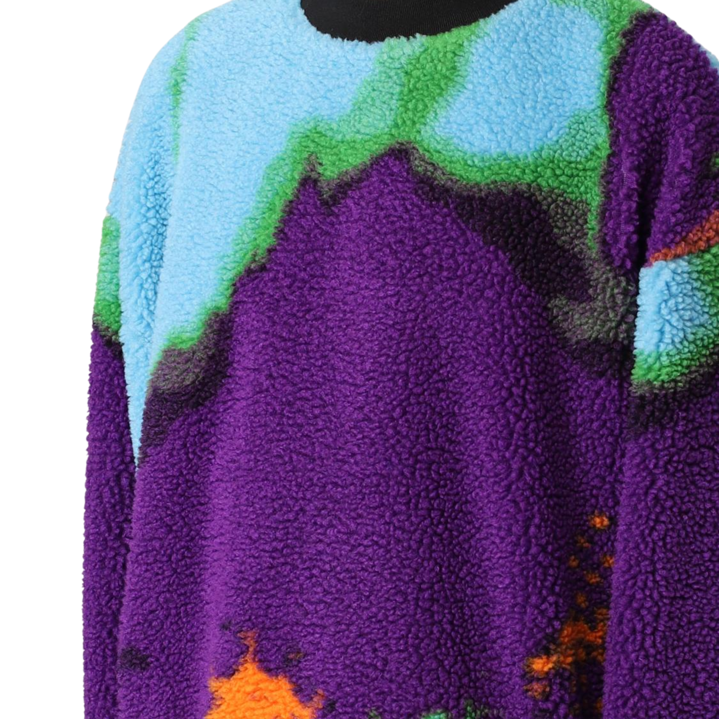 Msgm Sweater Earth Galaxy Purple