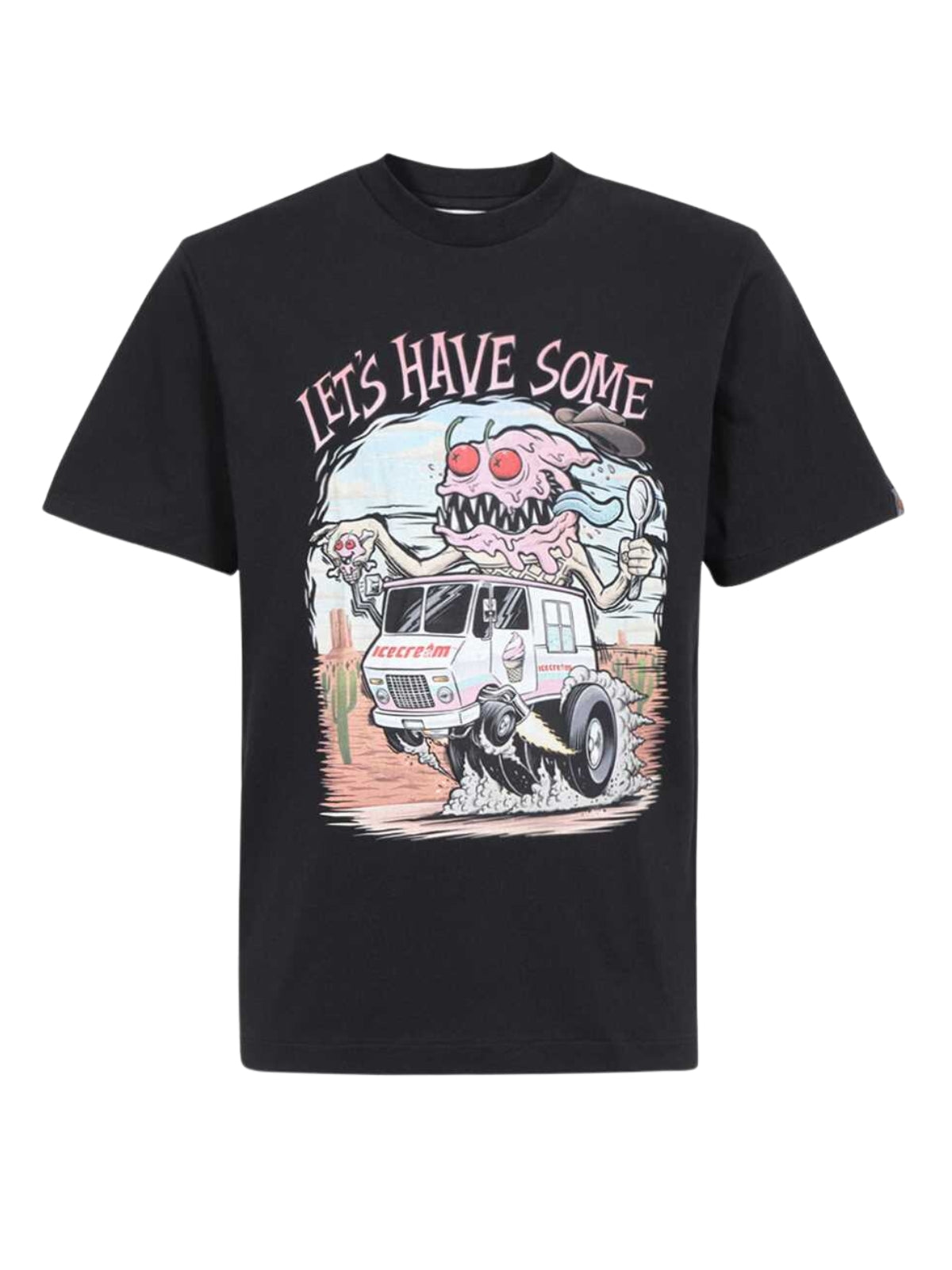 Ice-Cream T-Shirt Truck Black