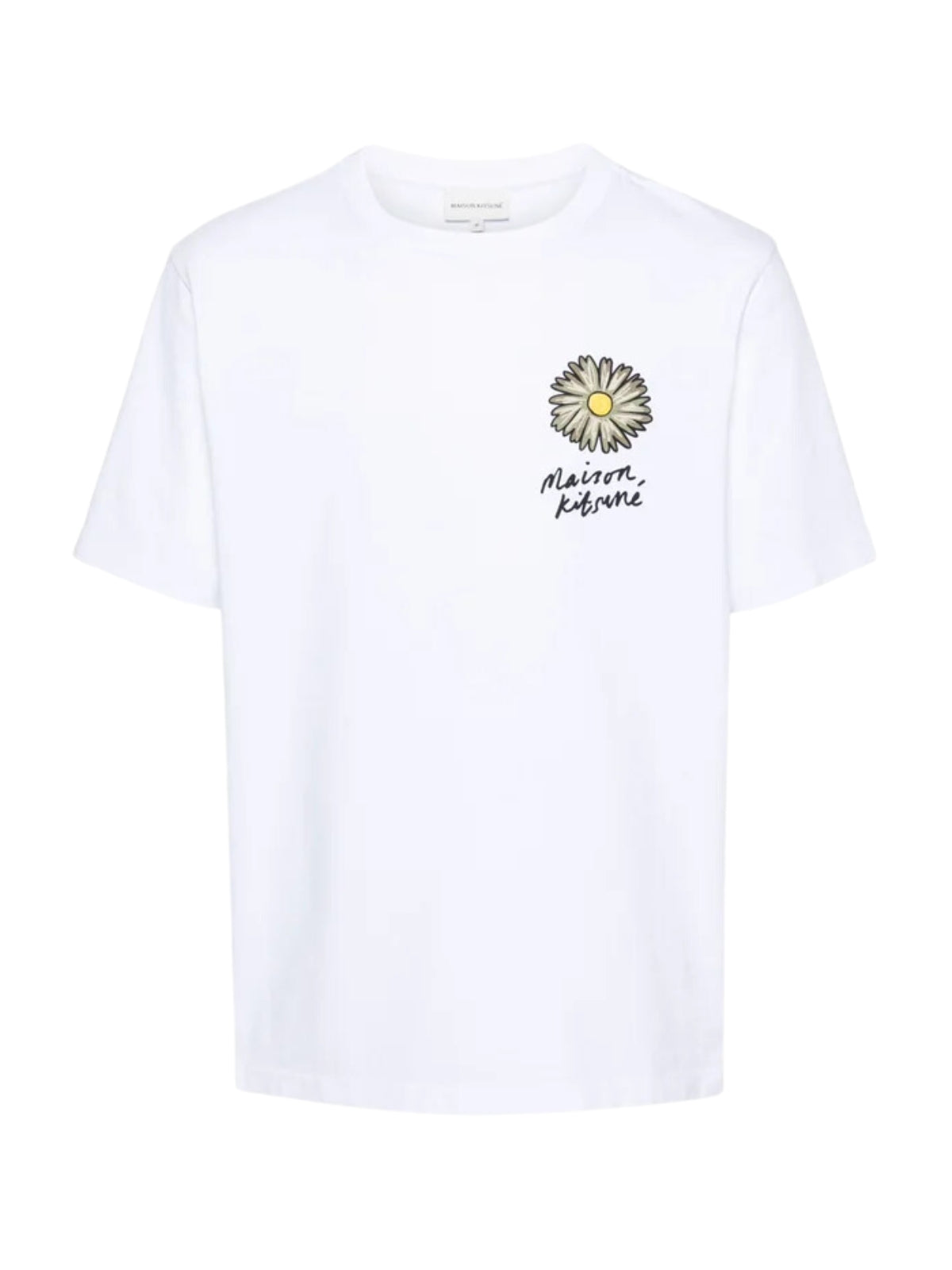 Maison Kitsune T-Shirt Floating Flower White