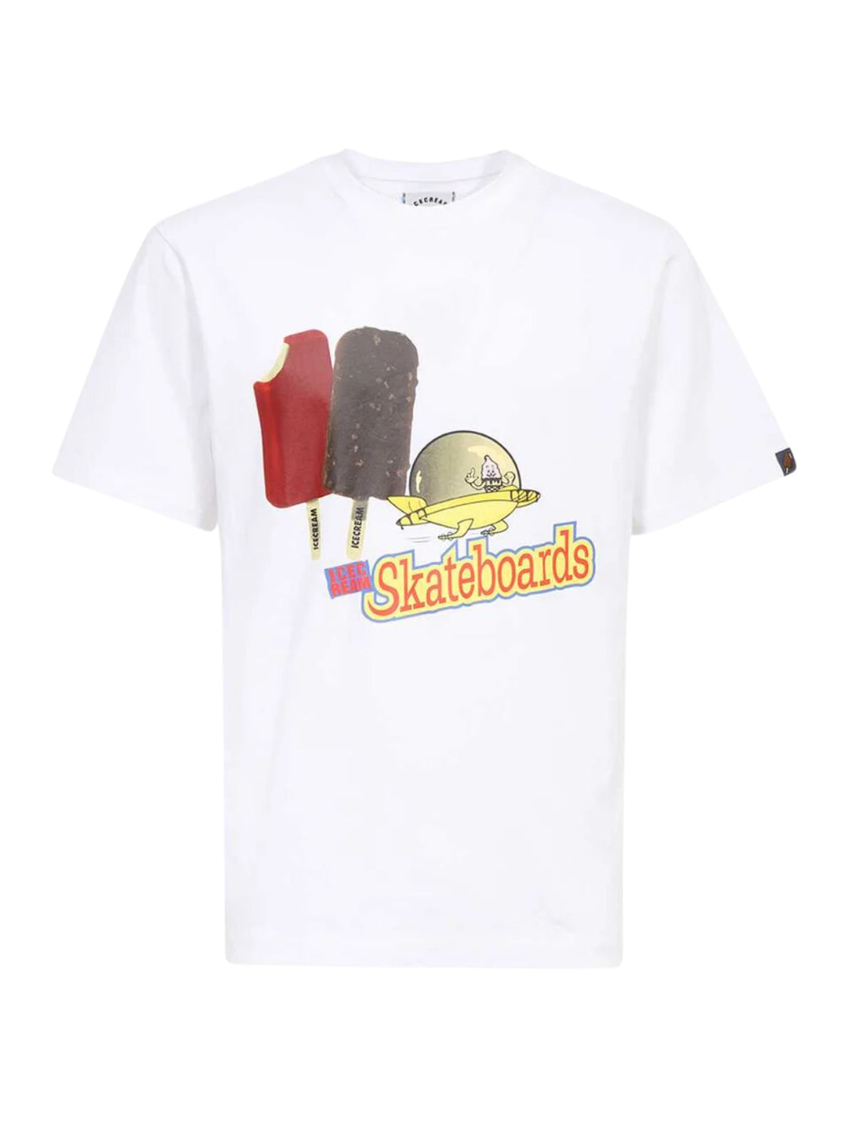 Ice-Cream T-Shirt Flying Car White