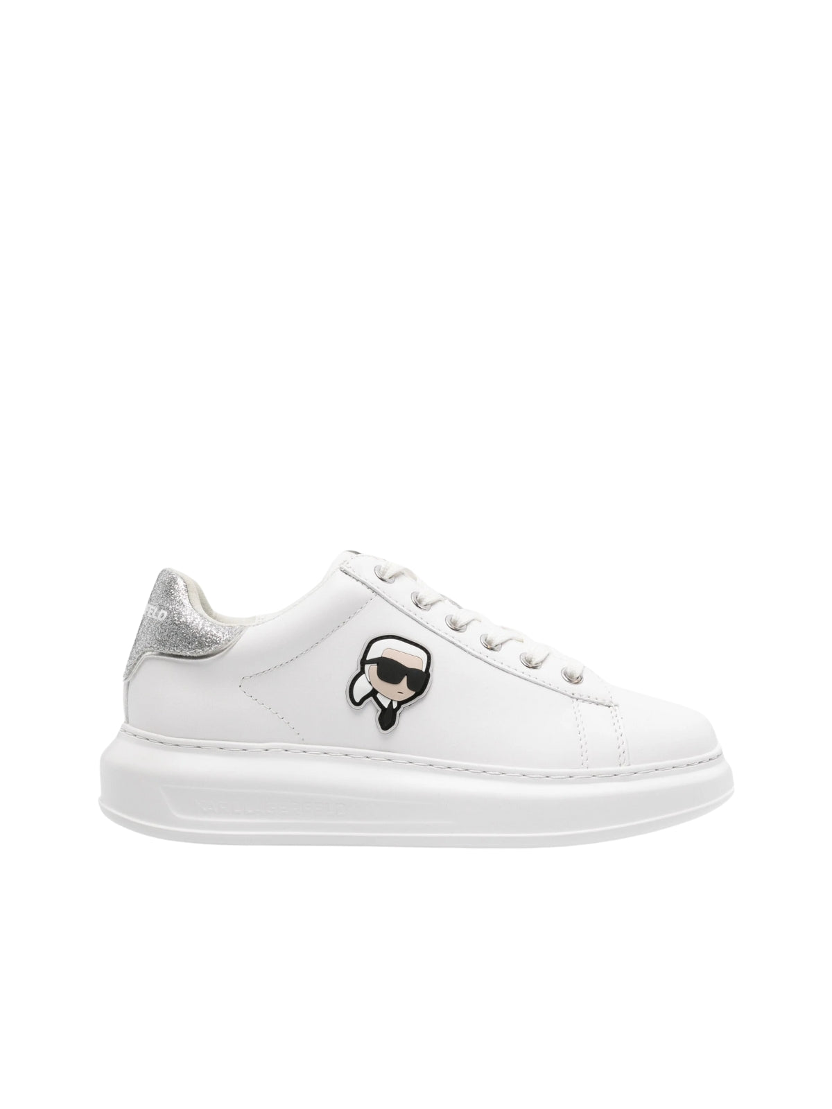 Karl Lagerfeld Sneaker Ladies Kapri Nft Lo Lace White-Silver