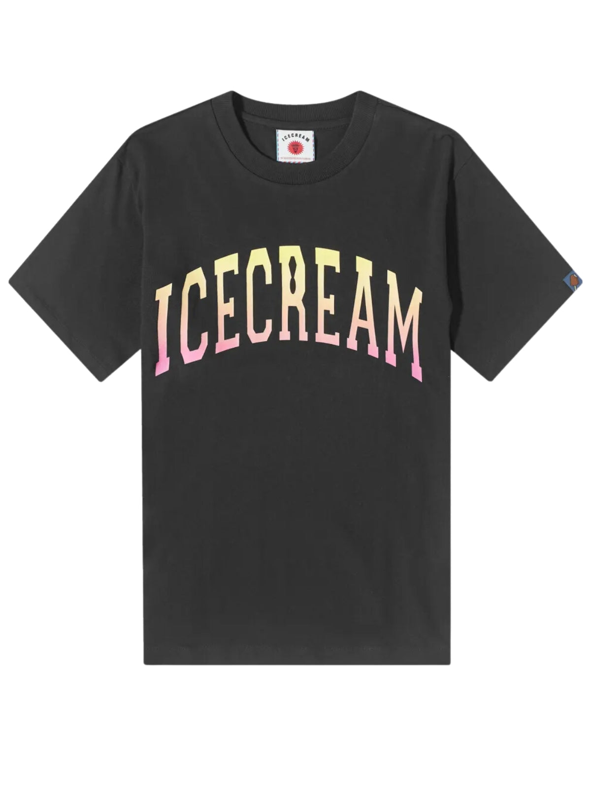 Ice-Cream T-Shirt College Logo Black