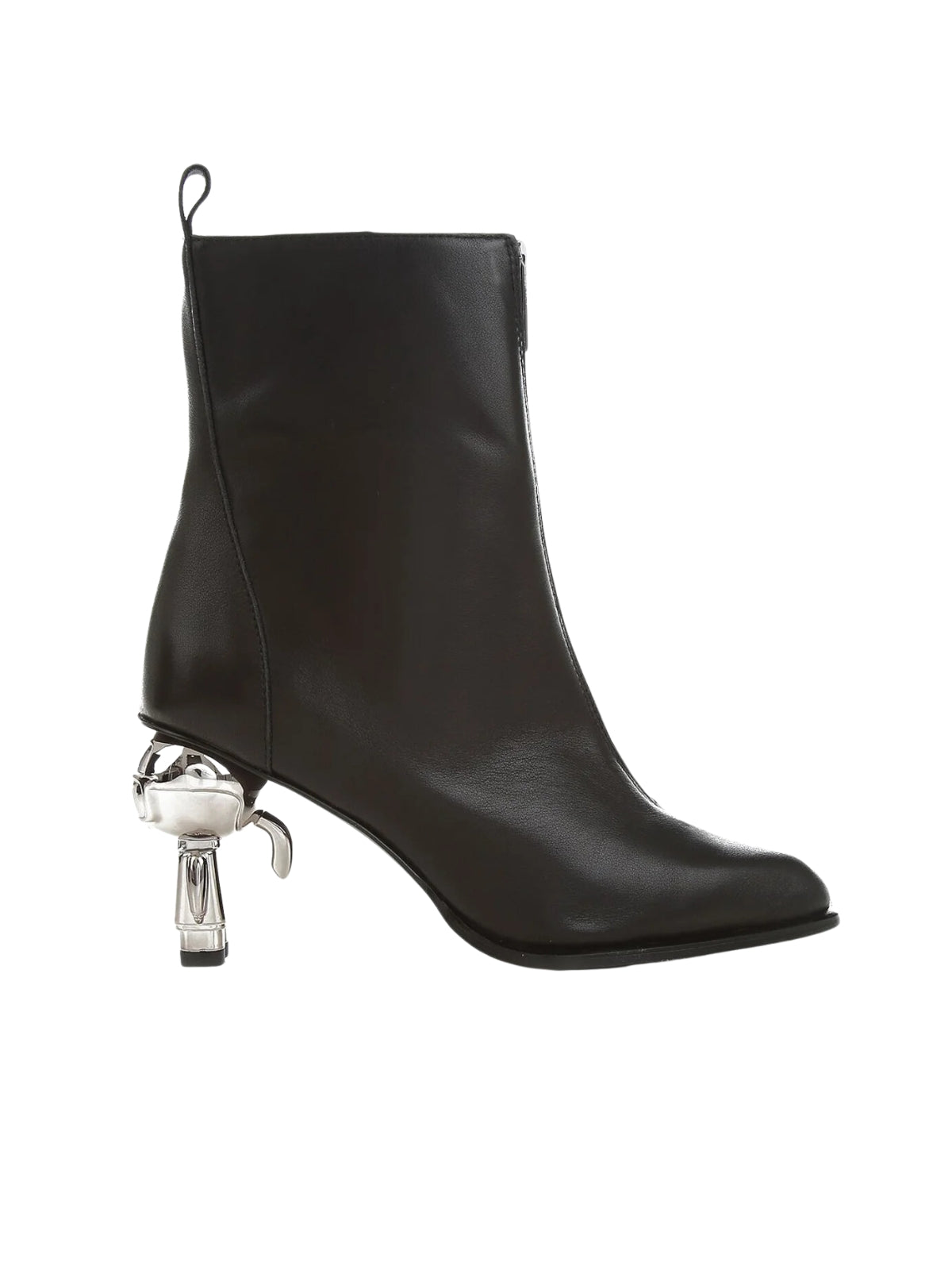 Karl Lagerfeld Heel Ikon Zip Ankle Black