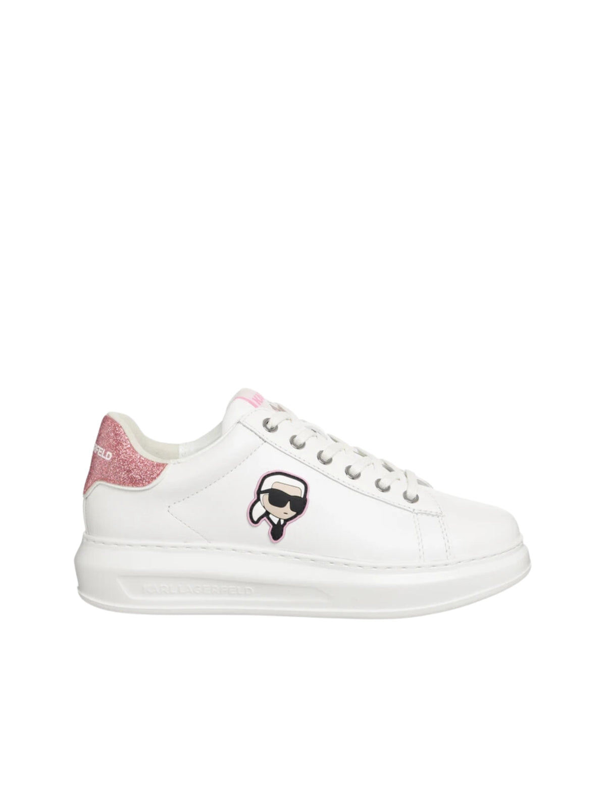 Karl Lagerfeld Sneaker Ladies Kapri Karl Nft Lo Lace White-Pink