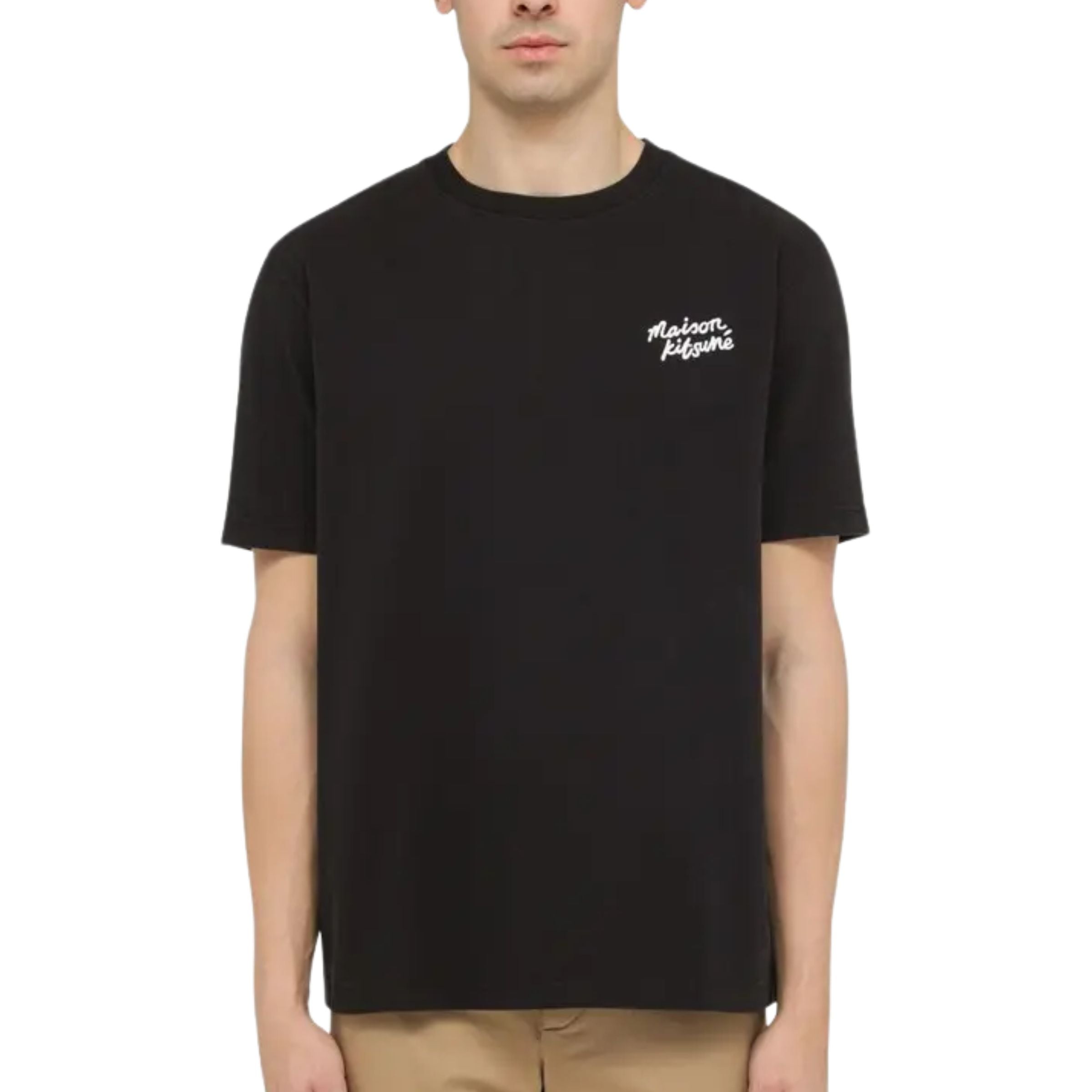 Maison Kitsune T-Shirt Logo Black