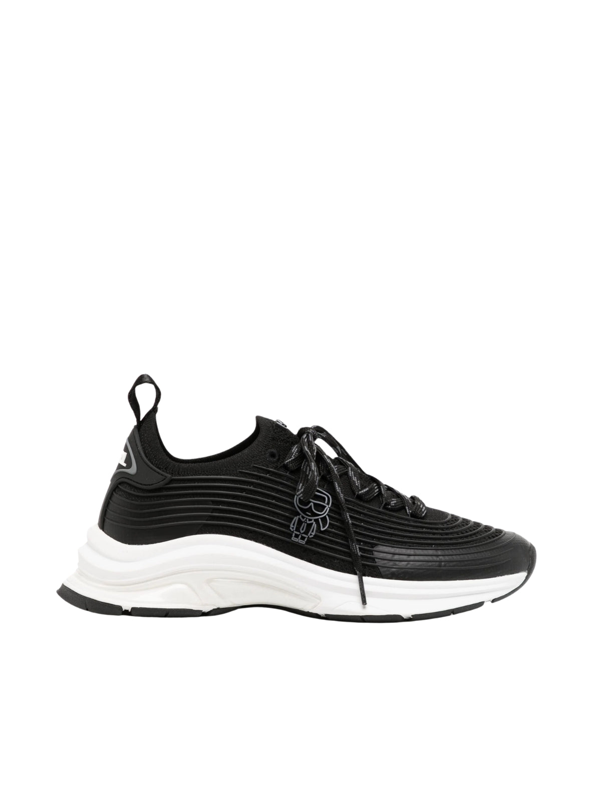 Karl Lagerfeld Sneaker Lux Finesse Plex Ikonic Knit Black