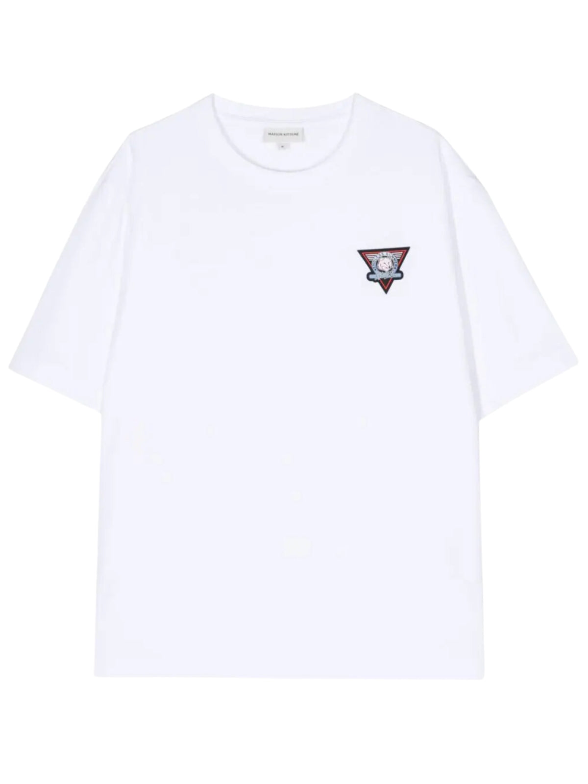 Maison Kitsune T-Shirt Surf Collage White