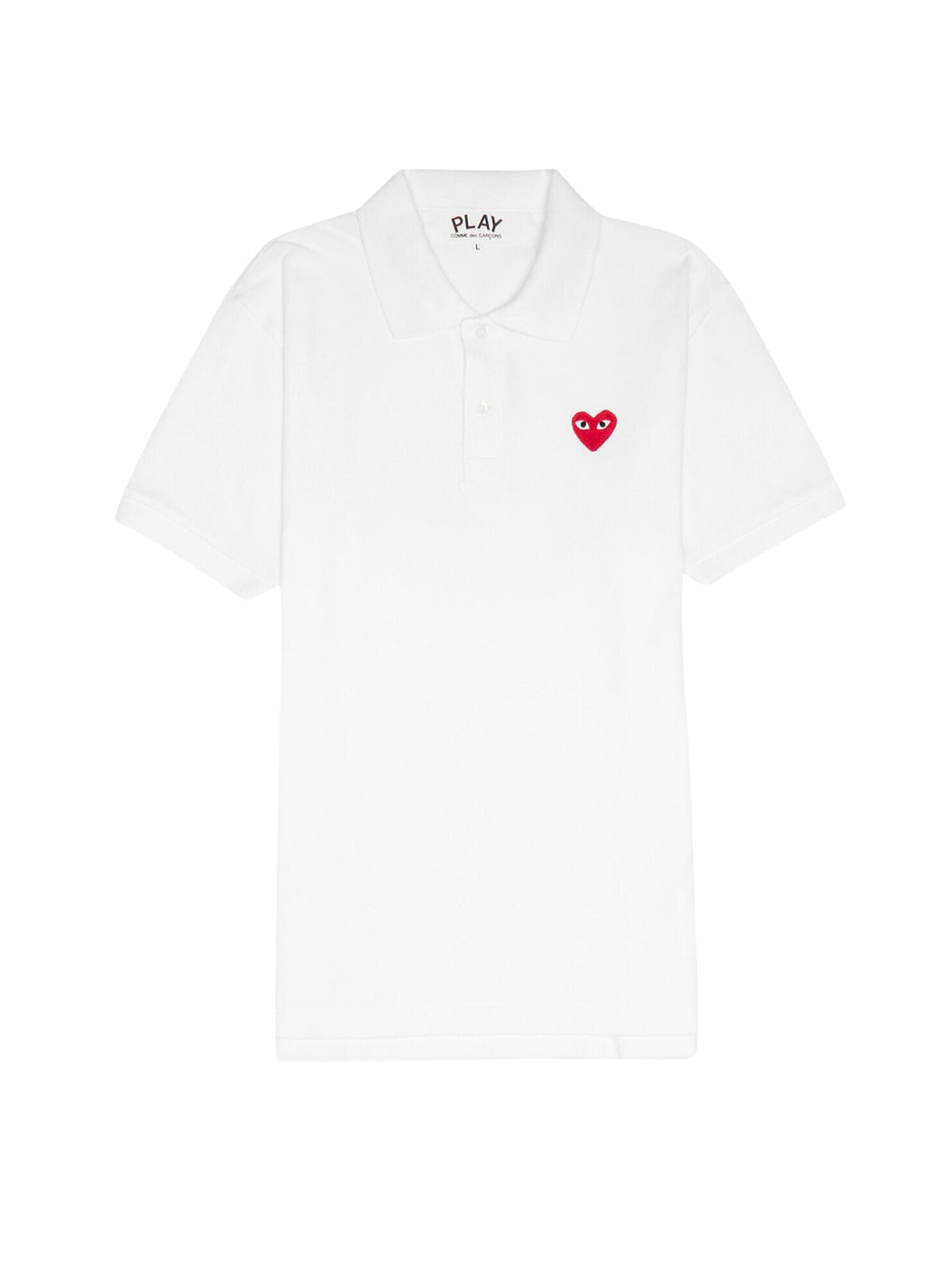 Comme Des Garcons Golfer Heart White