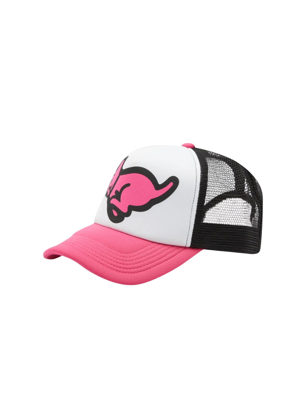 Ice-Cream Cap Running Puppy Trucker Pink-White-Black