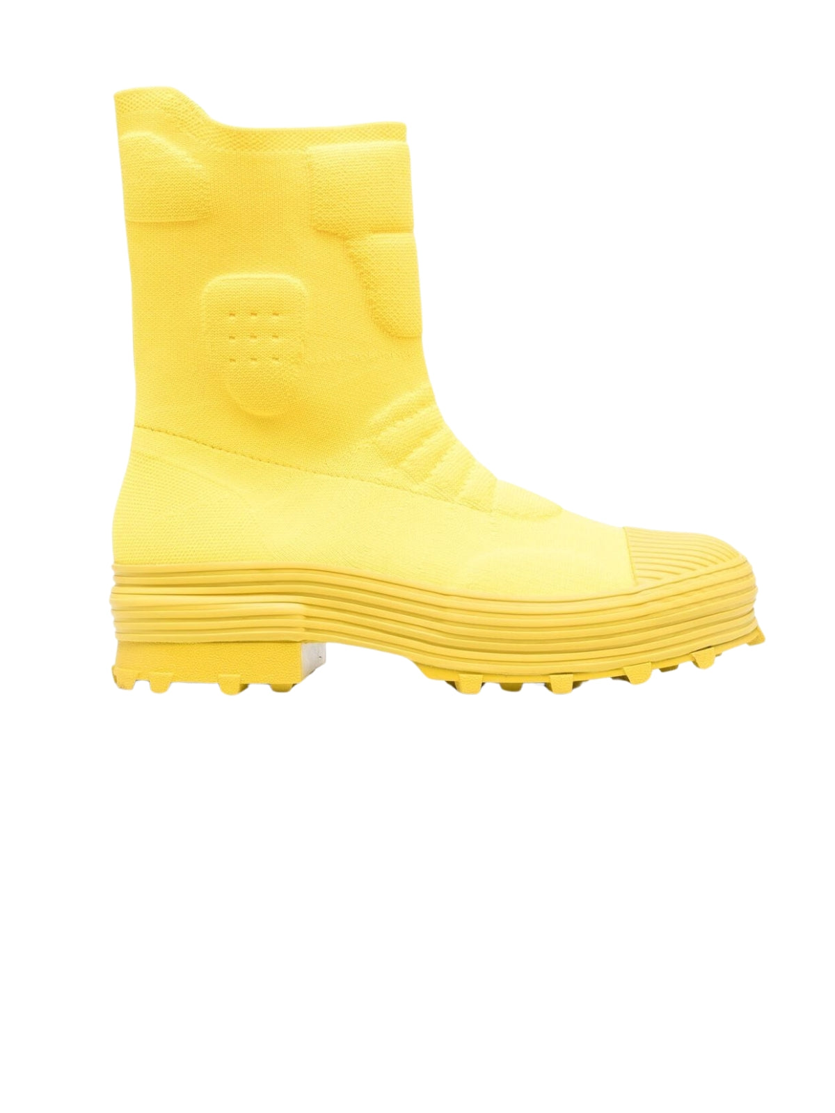 Camper Ladies Boot Knit Alert Yellow