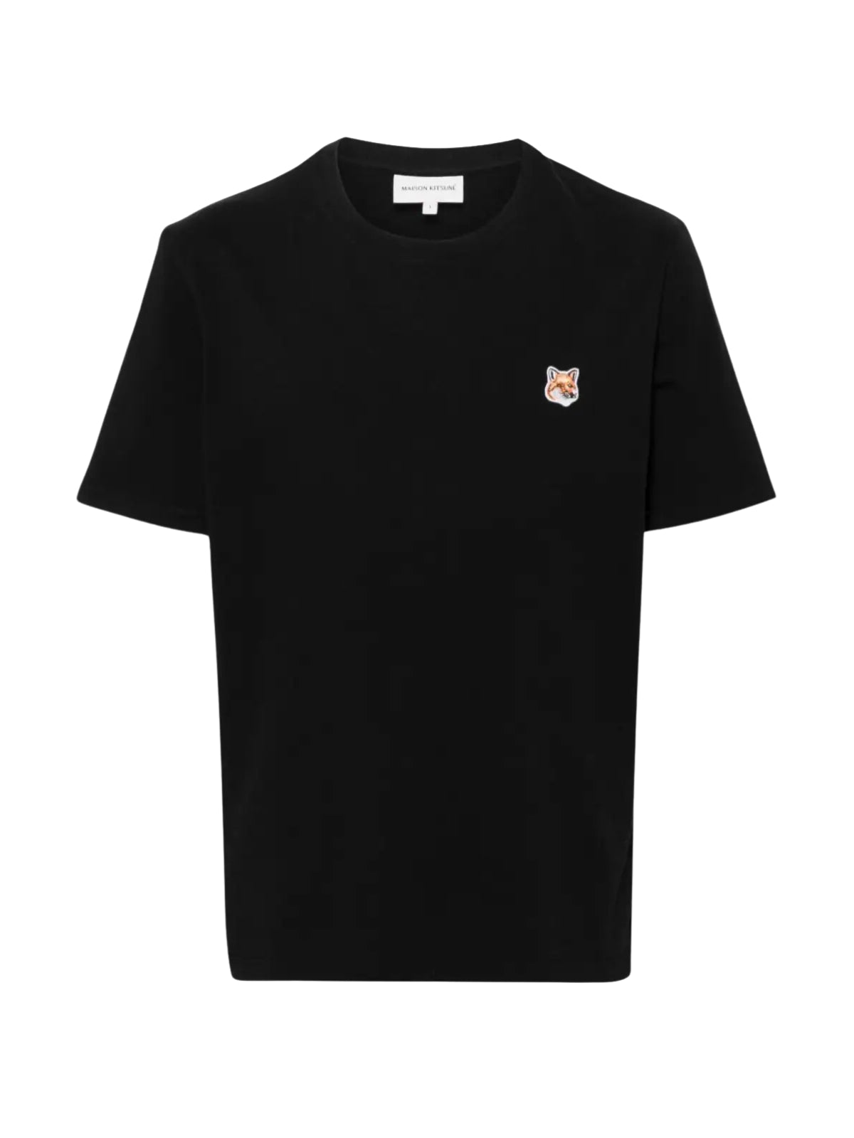 Maison Kitsune T-Shirt Fox Head Patch Black