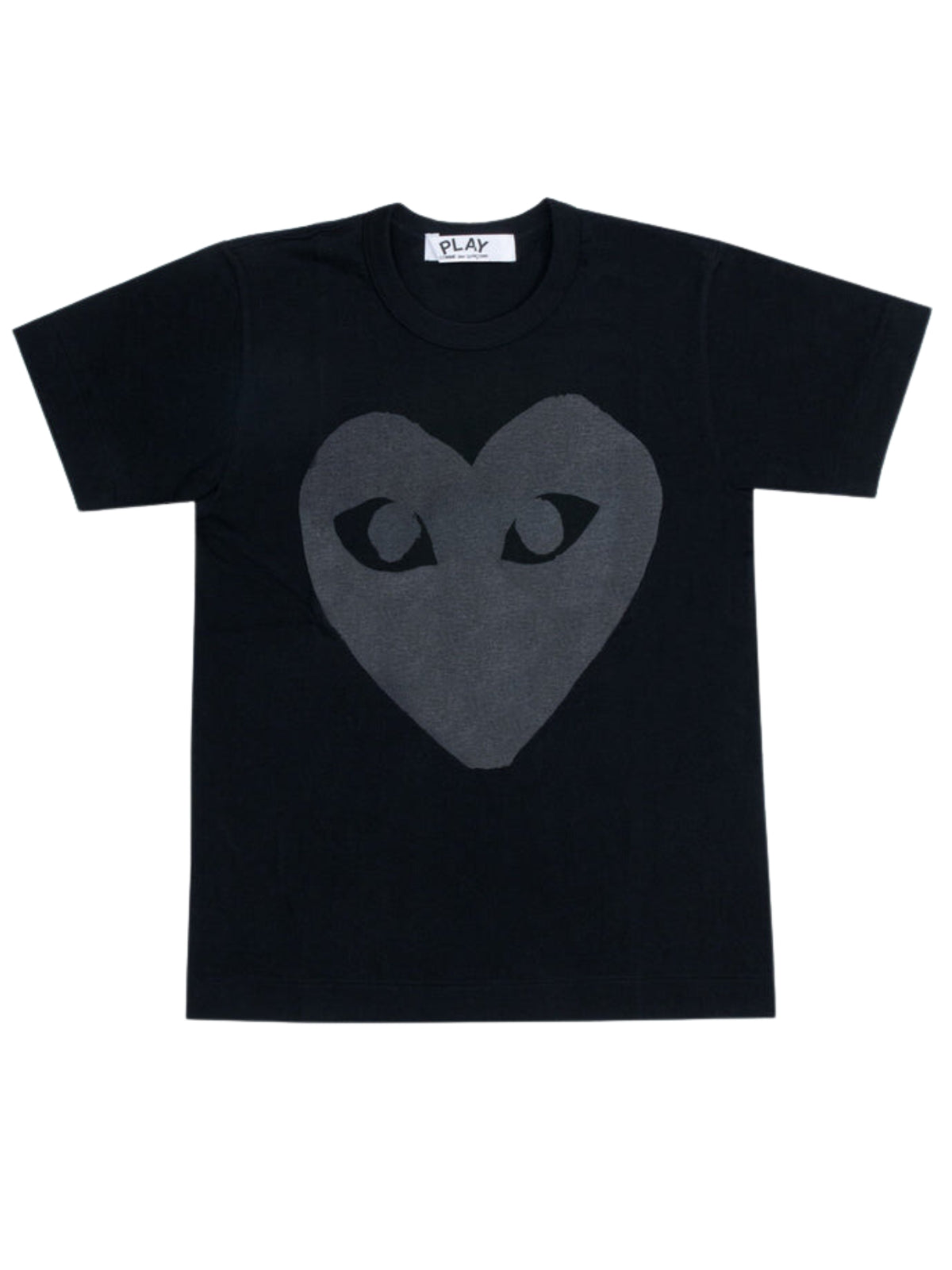 Comme Des Garcons T-Shirt Shaded Heart Black