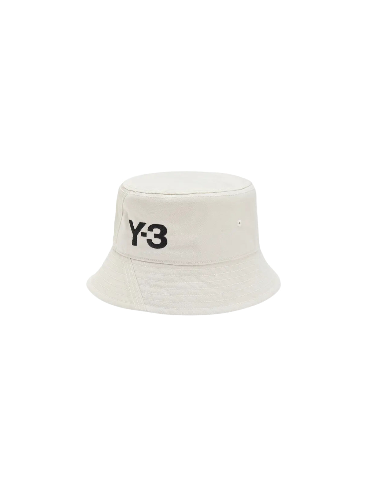 Y-3 Bucket Hat Logo Talc