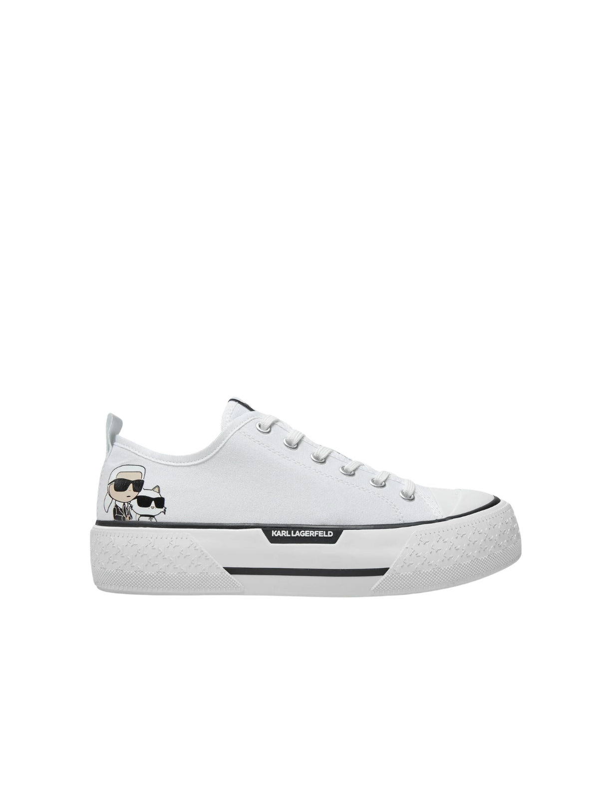 Karl Lagerfeld Sneaker Ladies Kampus Max Iii Twin White