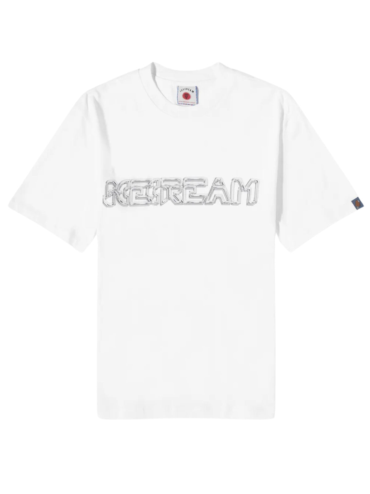 Ice-Cream T-Shirt Futuristic White