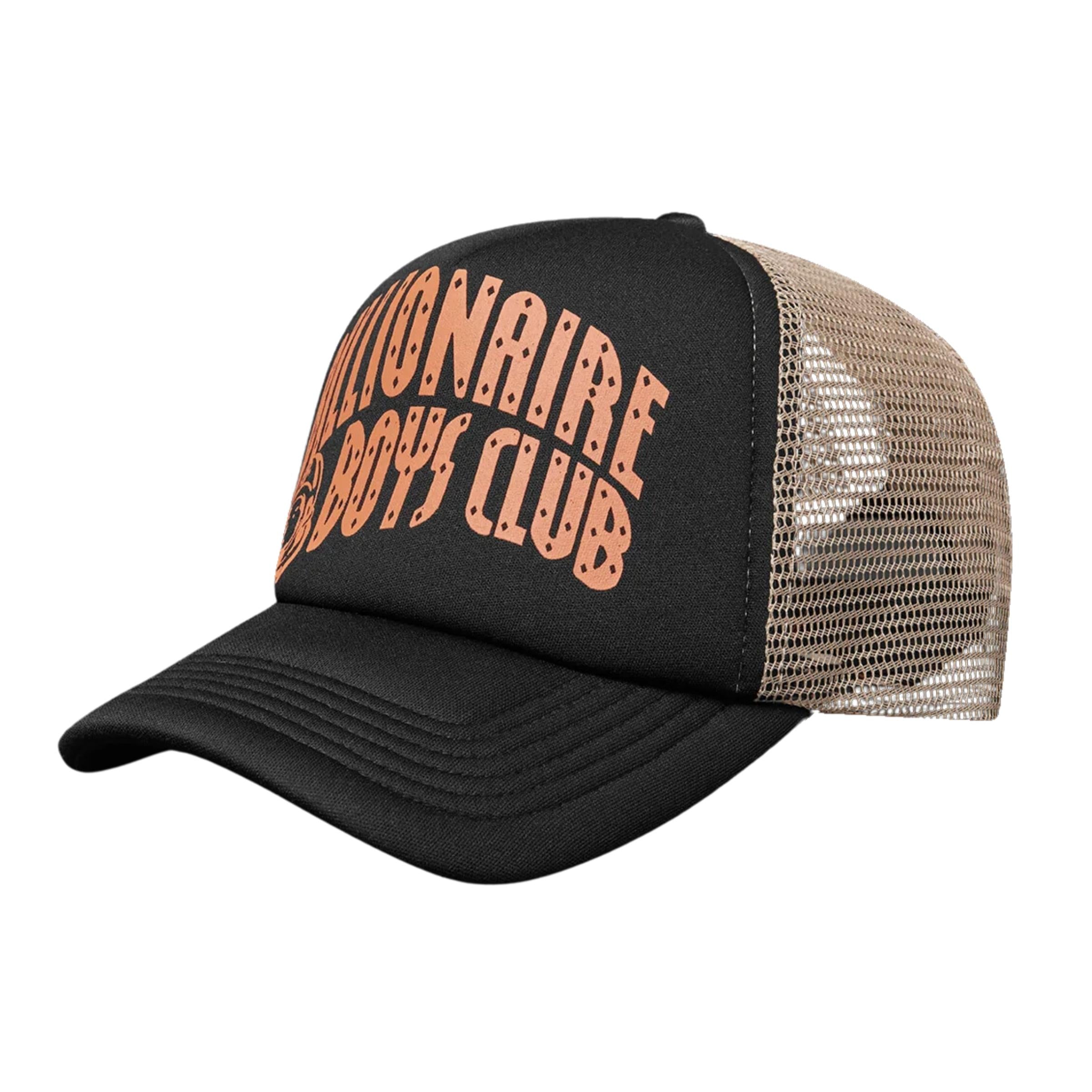 Billionaire Boys Club Cap Trucker Arch Logo Black-Orange