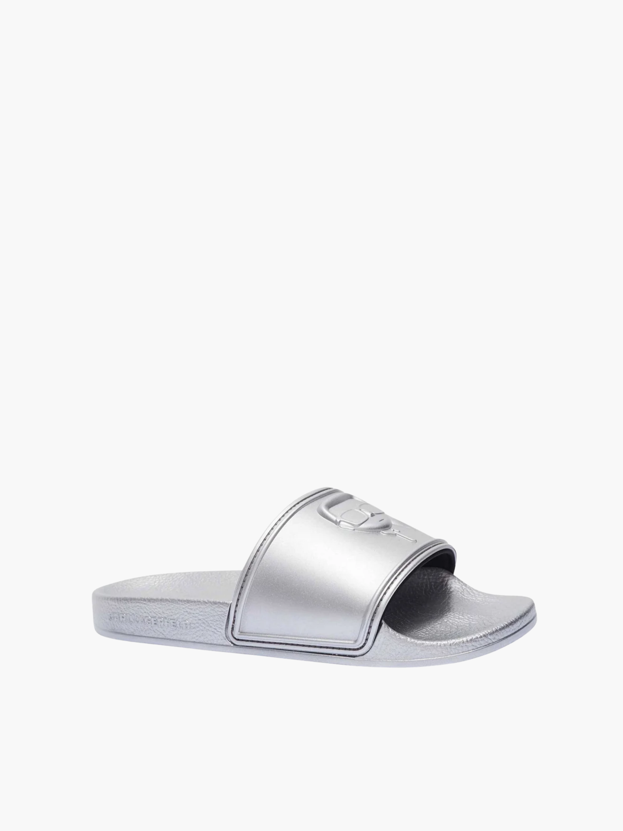 Karl Lagerfeld Slide Ladies Kondo 2.0 Nft Relief Silver