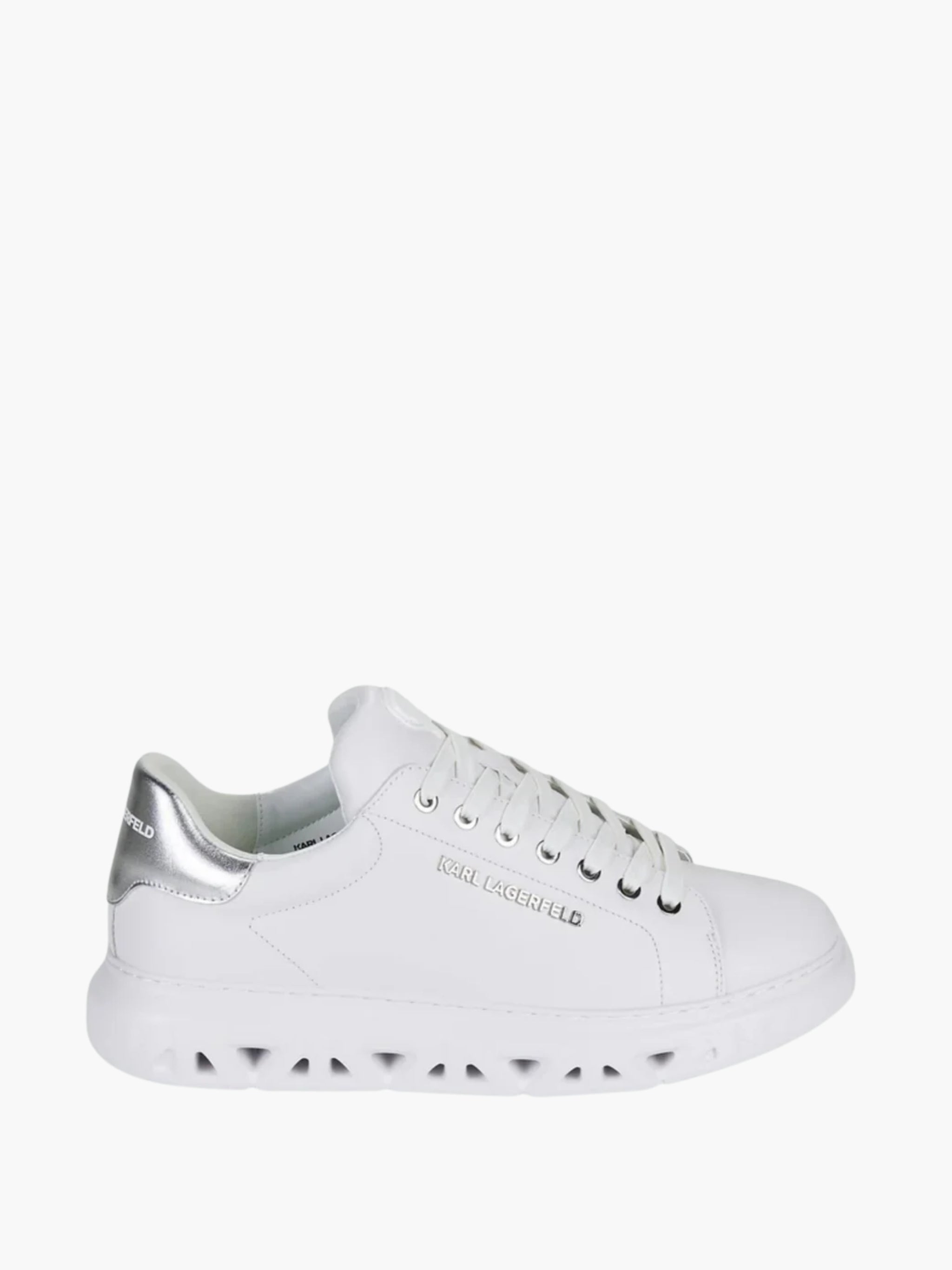 Karl Lagerfeld Sneaker Kl555 Kapri Kite Lace White-Silver