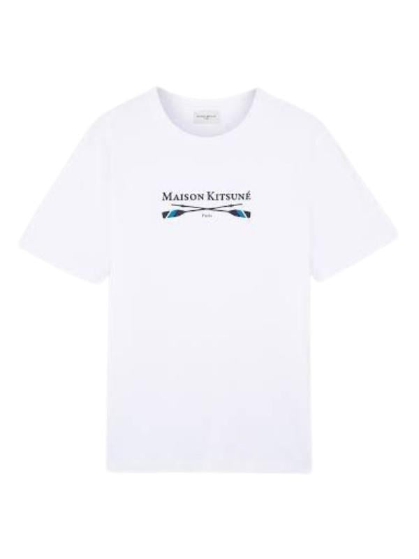 Maison Kitsune T-Shirt Mk Oars White