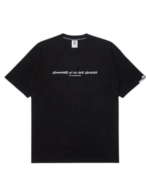 Aape T-Shirt Slogan Black