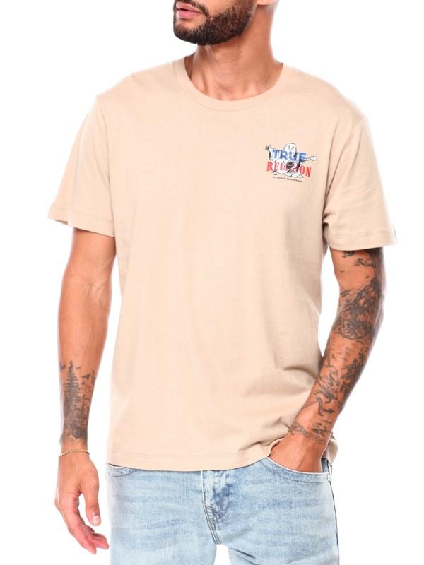 True Religion T-Shirt Brand Travertine