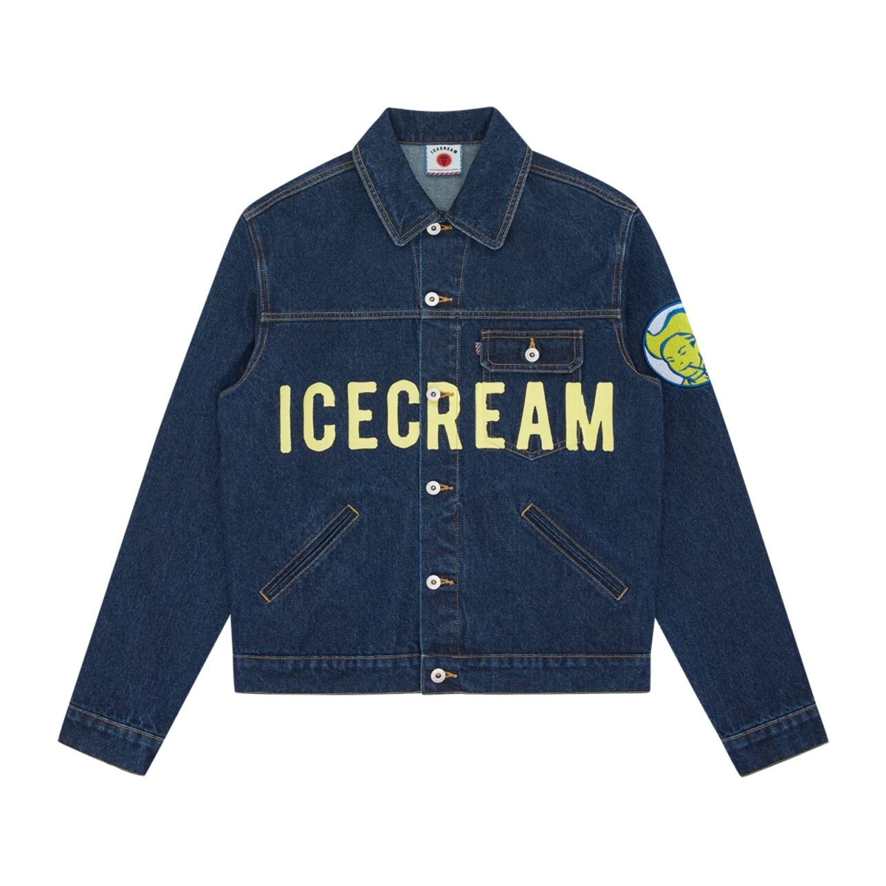 Ice Cream Denim Jacket Cowboy Trucker Indigo