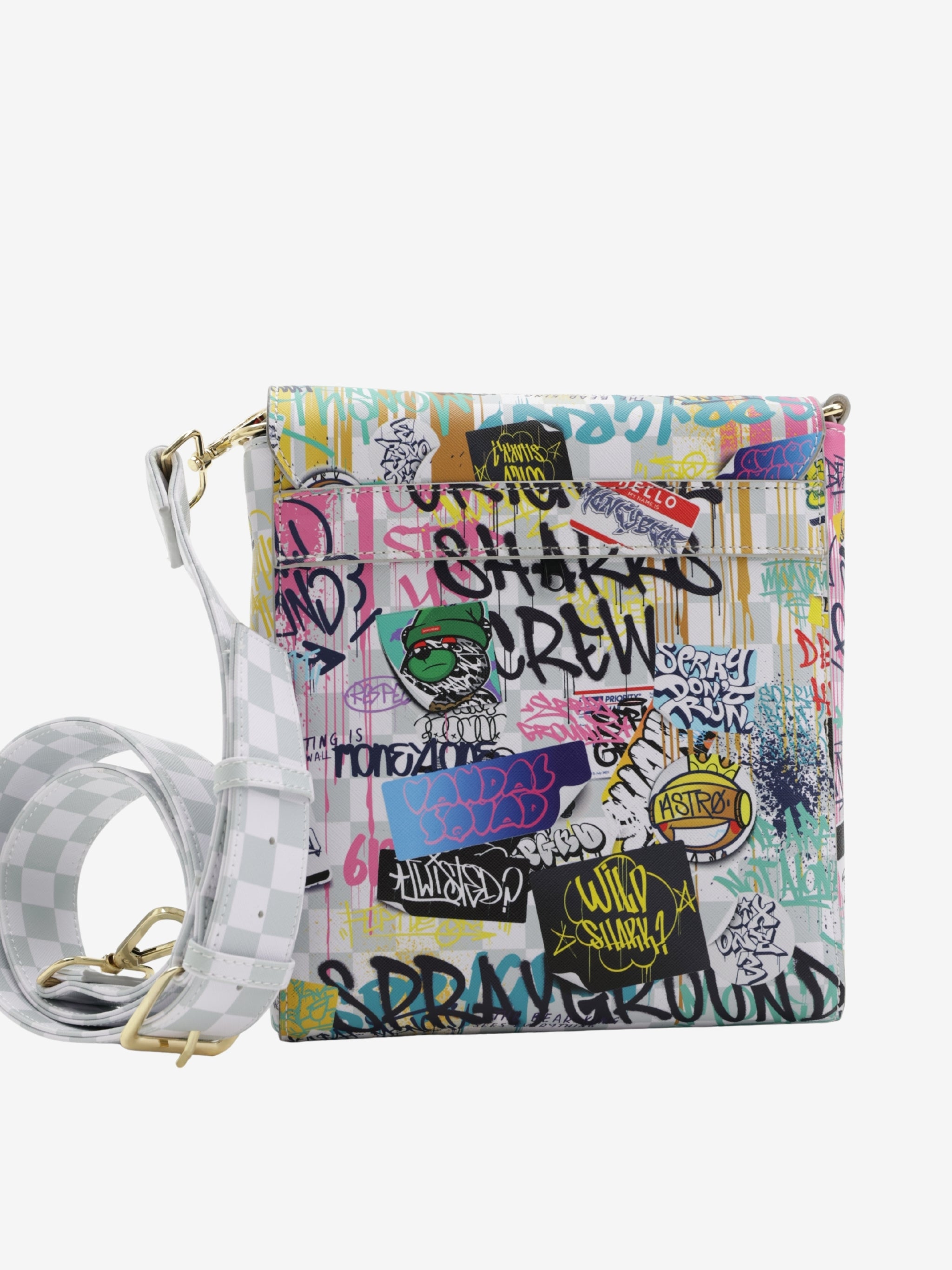 Spray Ground Bag Crossbody Sharks In Paris The Rizz Cream